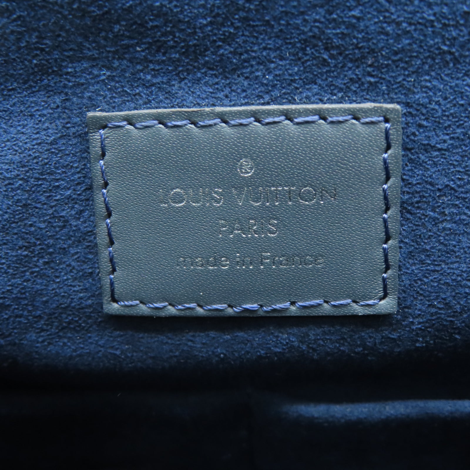 LOUIS VUITTON Epi皮革Christopher Messenger银扣肩背袋黑色