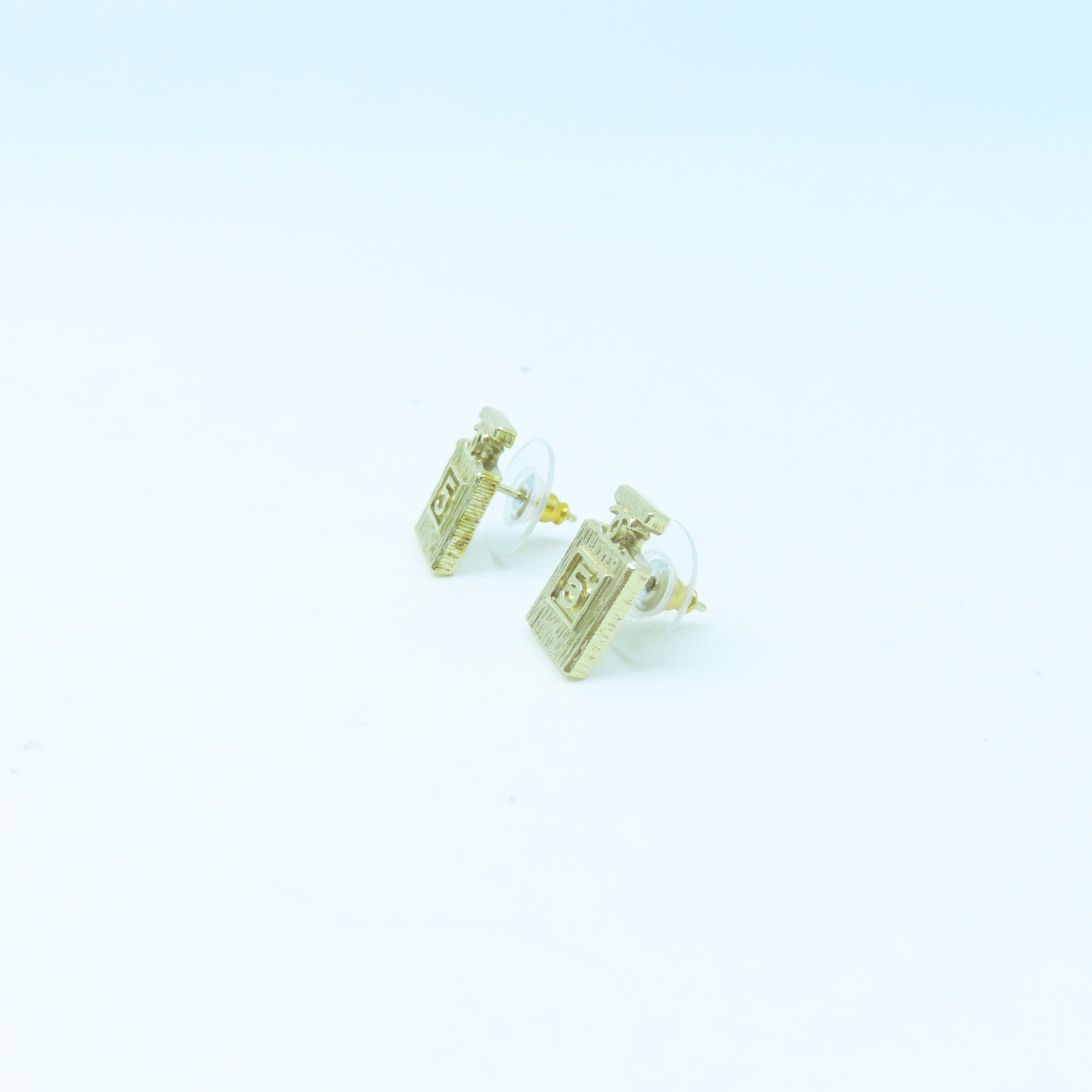 CHANEL 金屬Earring耳環金色