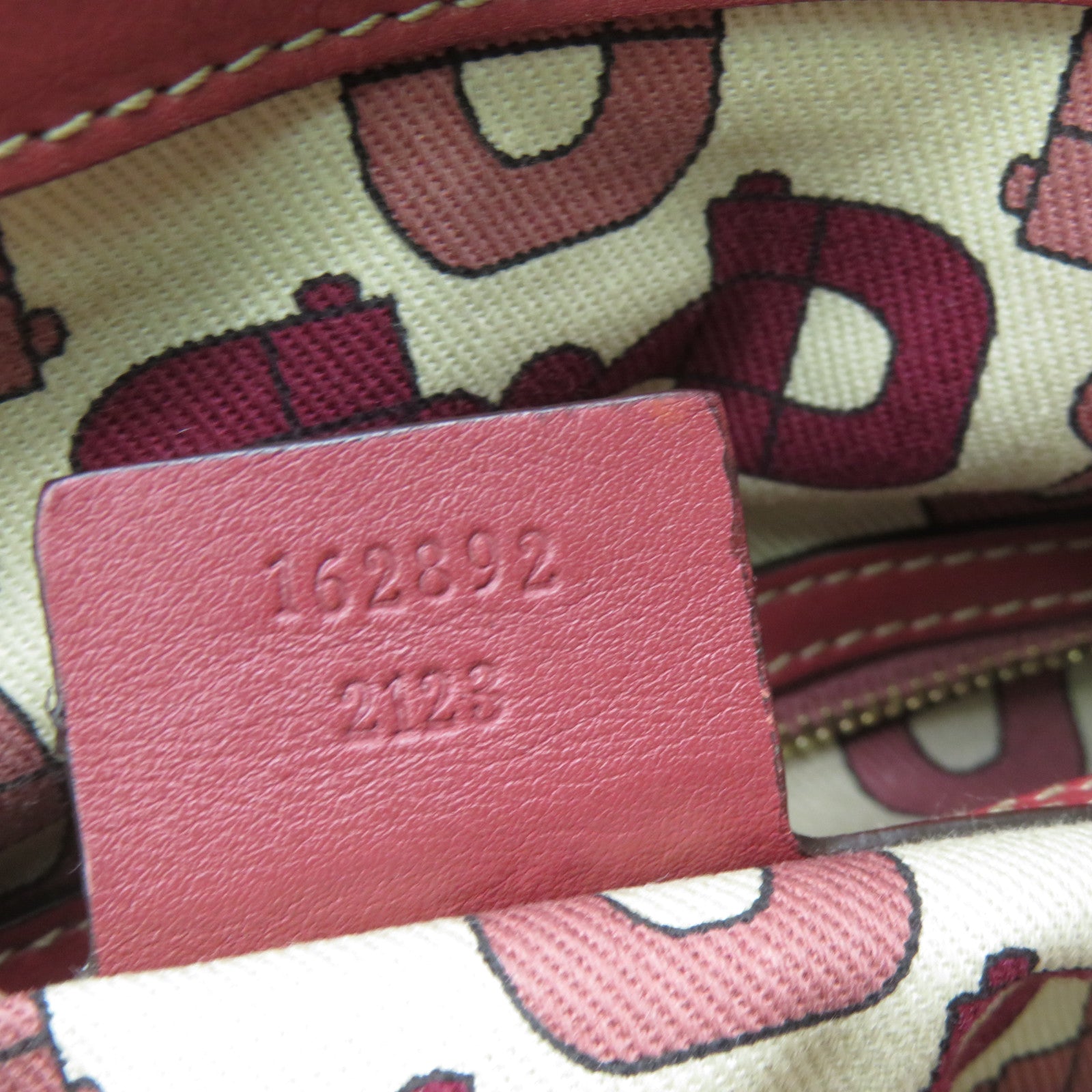 GUCCI 牛皮皮革Shoulder Bag金扣肩背袋紅色