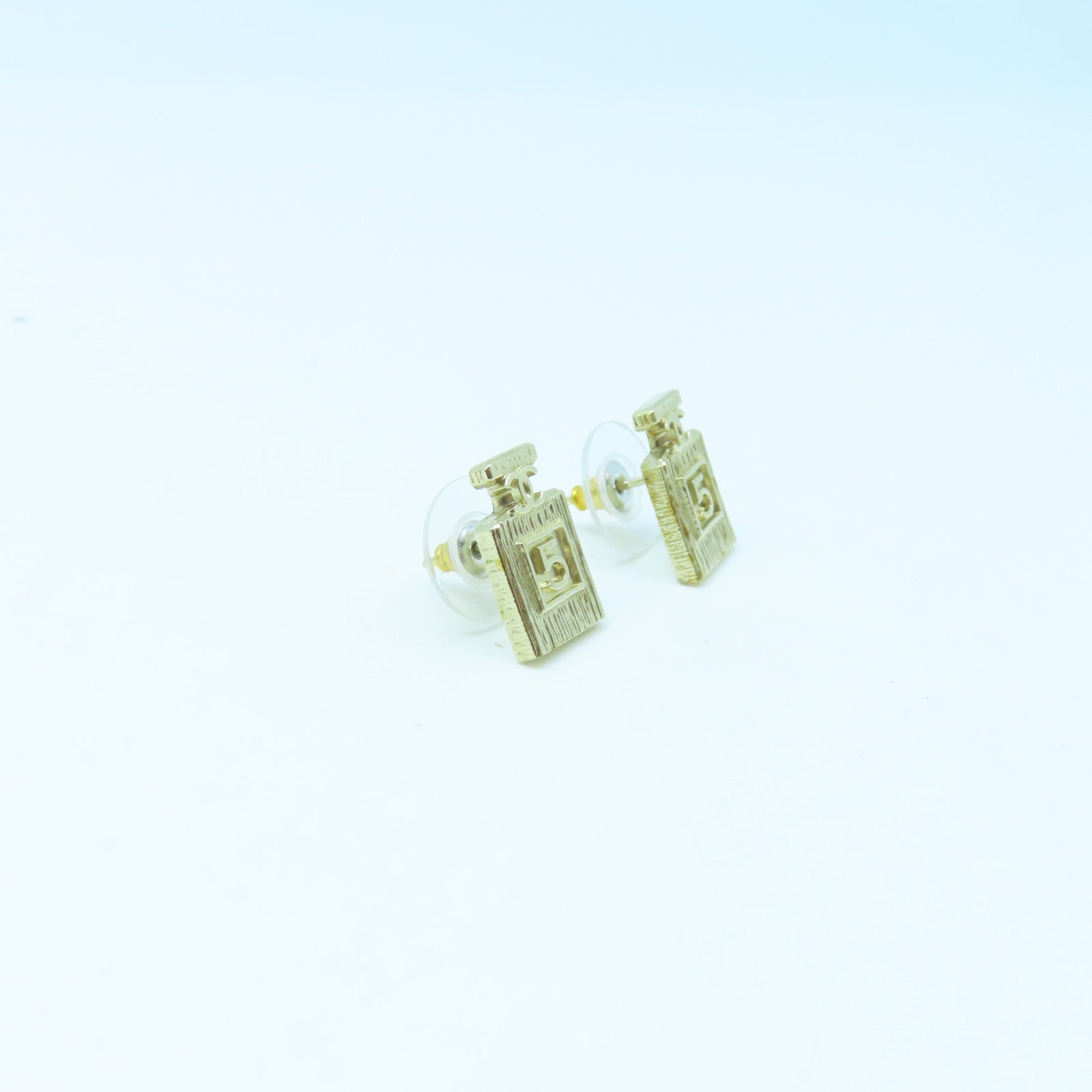 CHANEL 金屬Earring耳環金色