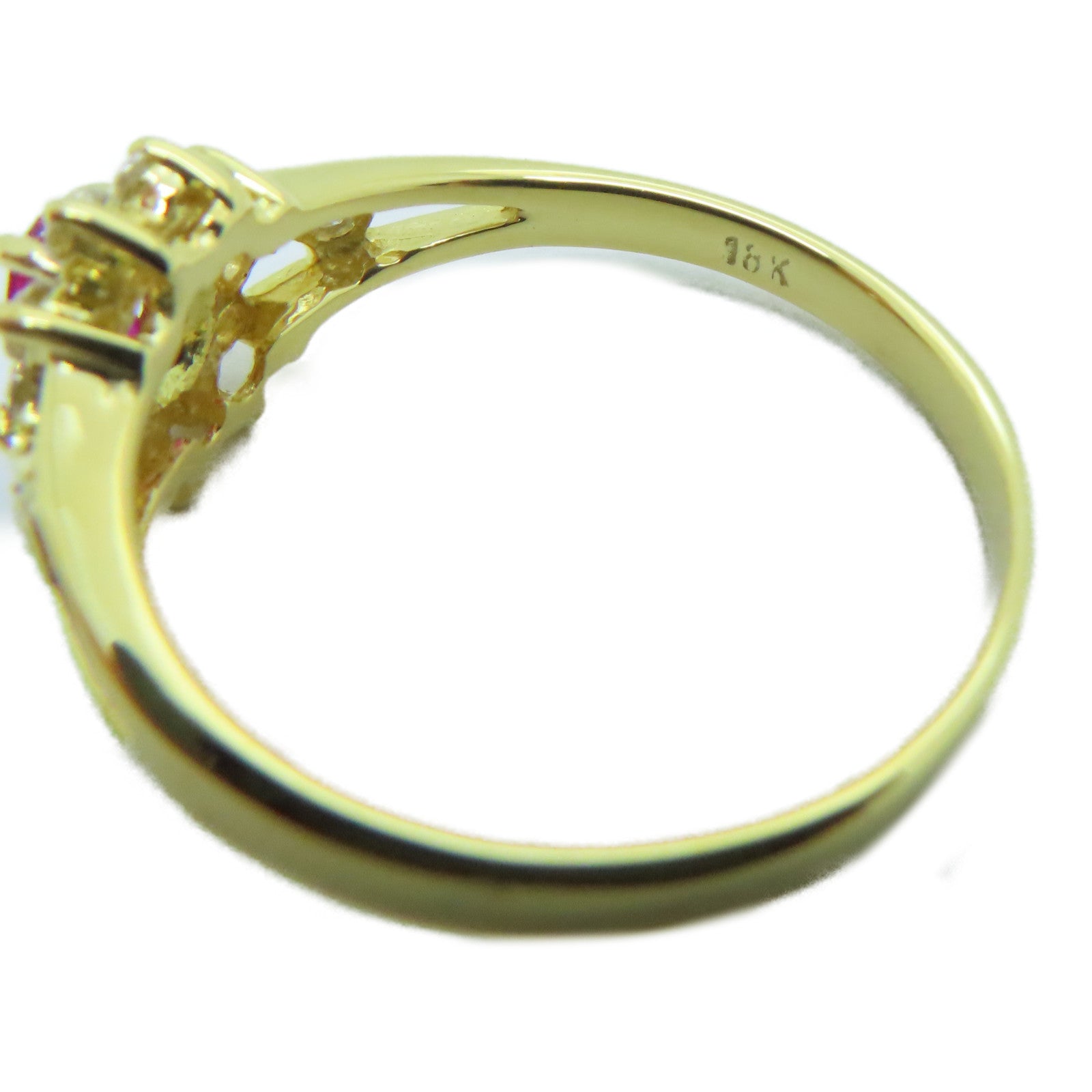 JEWELRY 【激減優惠】18K黃金Ruby Ring紅寶石戒指US#7.0