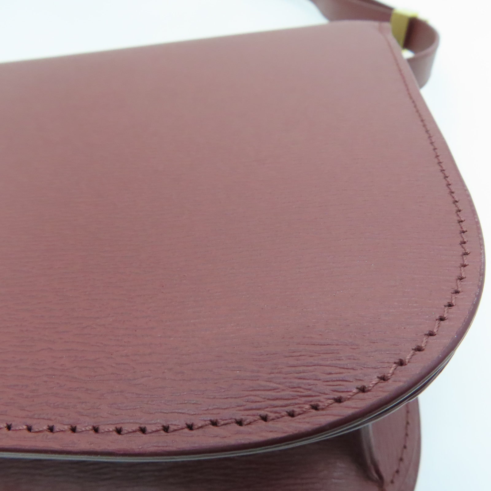 CELINE 【激减优惠】牛皮皮革Classic Box金扣肩背袋啡色