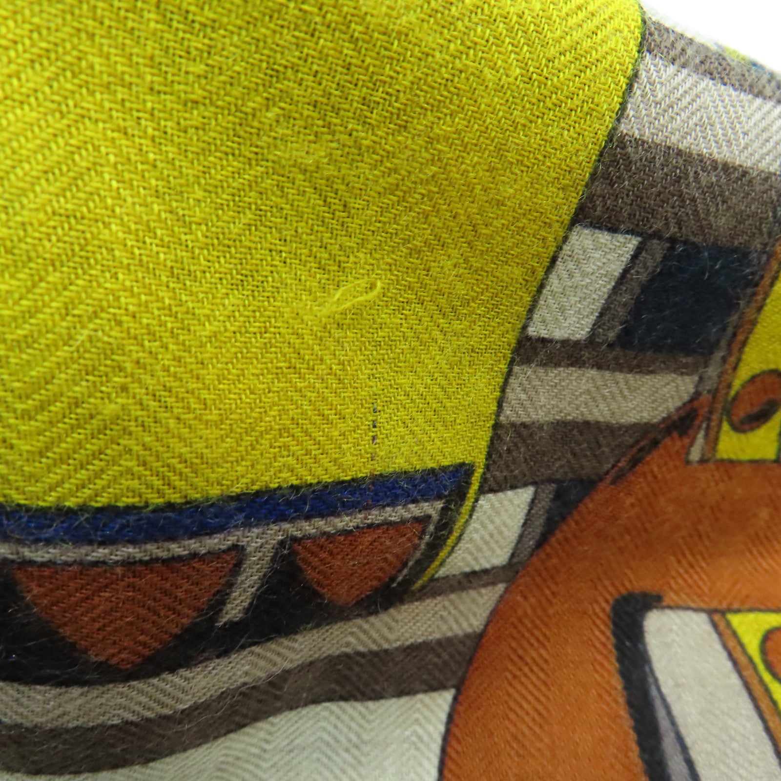 HERMES Cashmere Silk Scarf 140x140 Multicolor