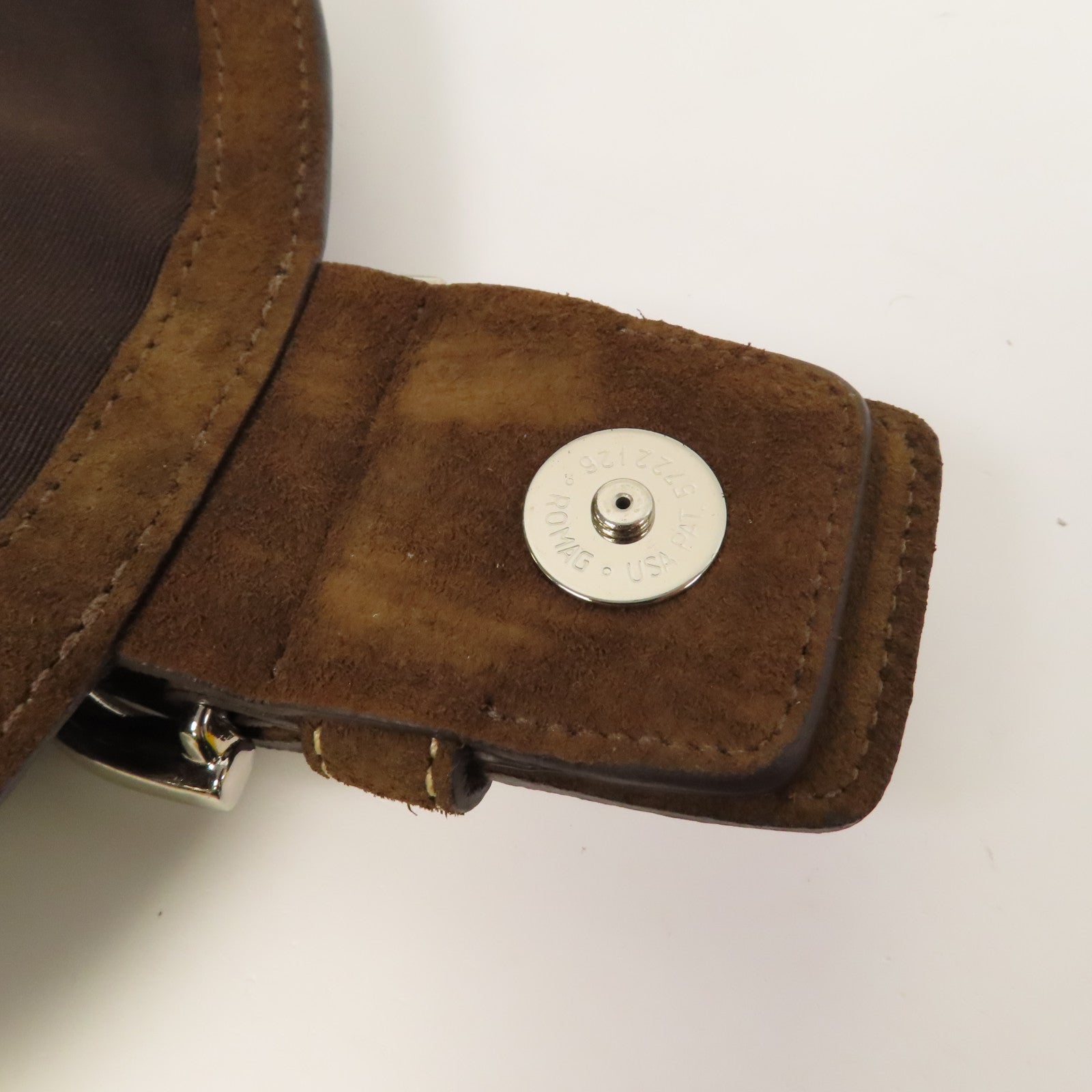COACH 帆布Backpack銀扣背包啡色
