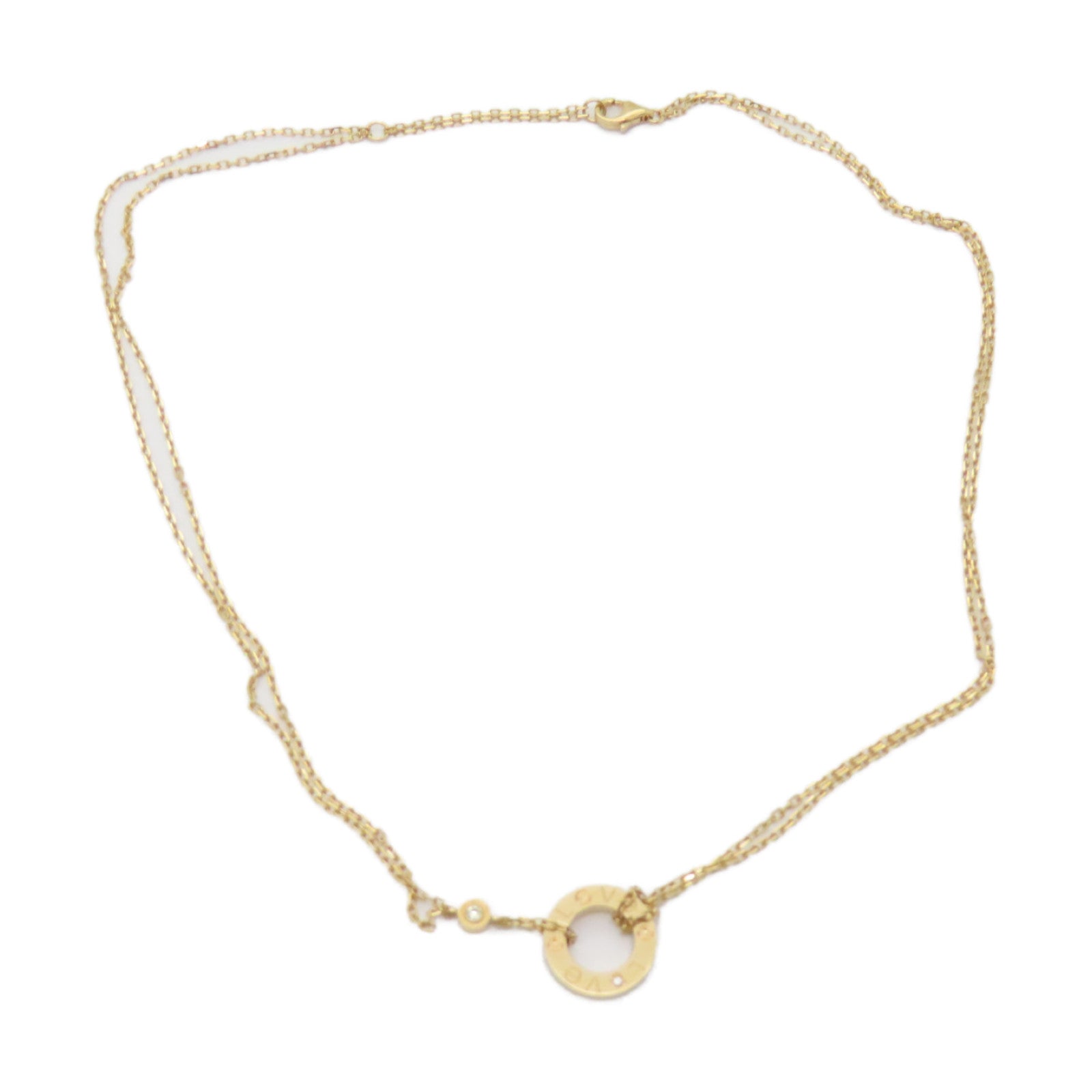 CARTIER 18K玫瑰金Love Necklace項鍊