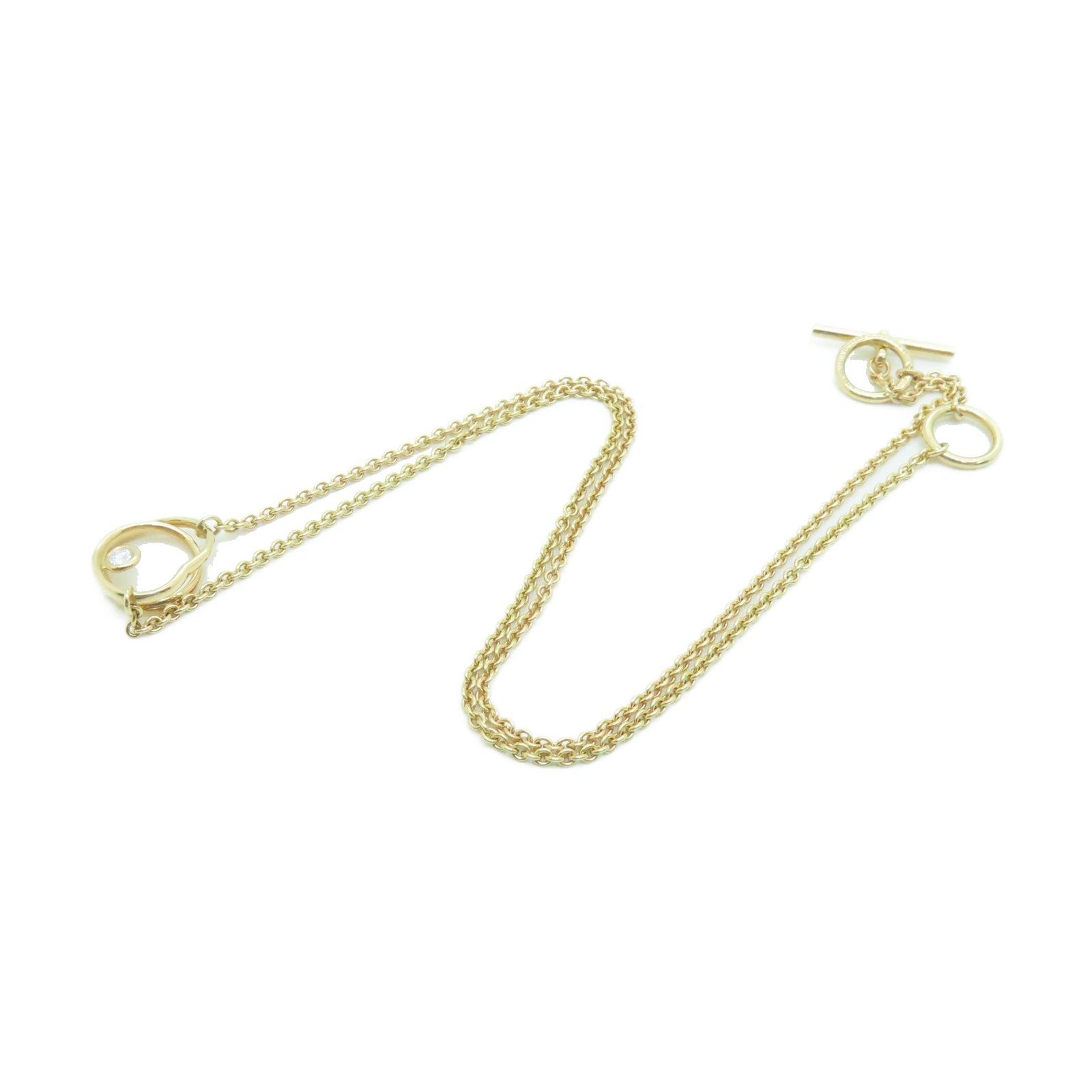 HERMES 【激減優惠】18K玫瑰金Necklace 6.9g項鍊