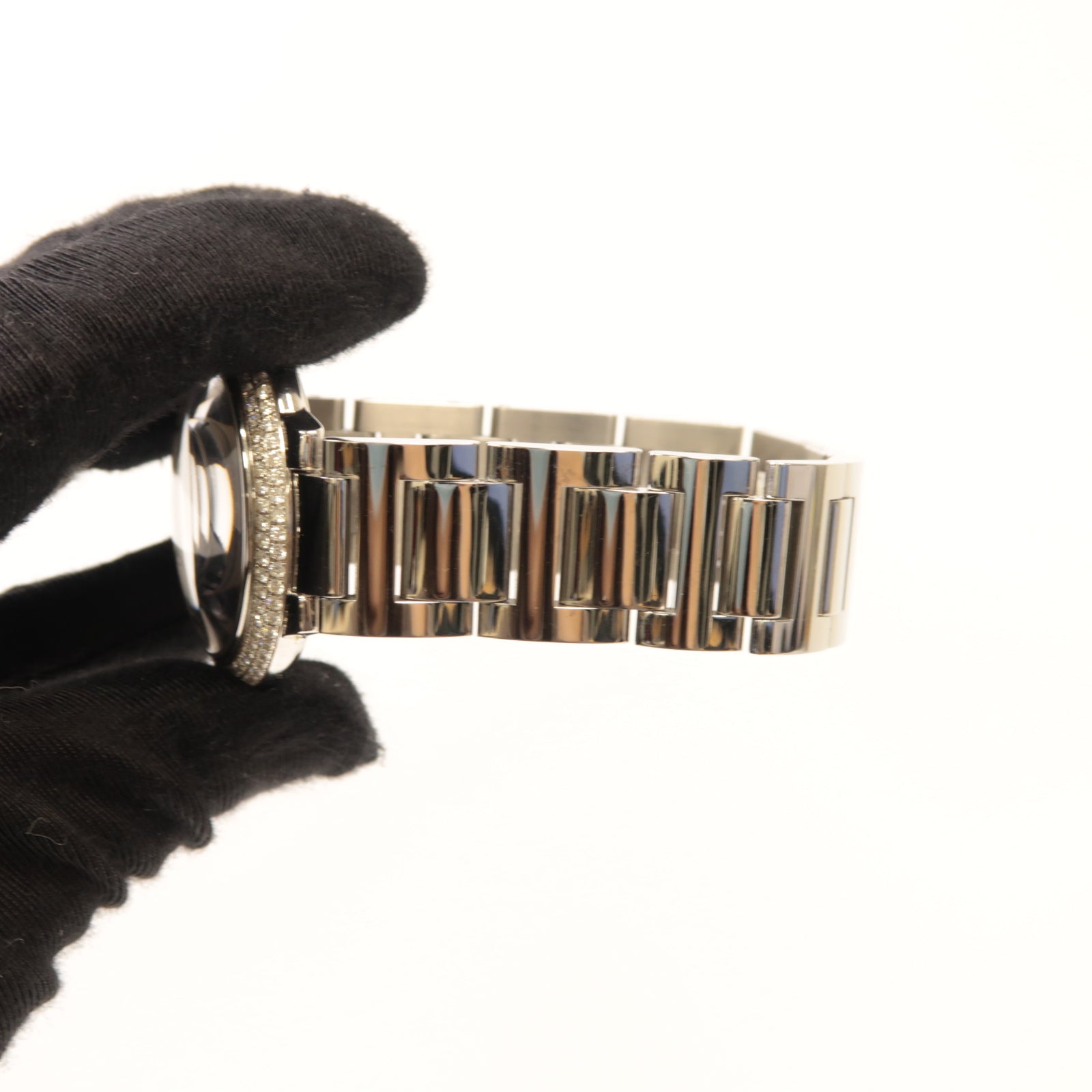 CARTIER Ballon Blue不鏽鋼自動機芯手錶白色