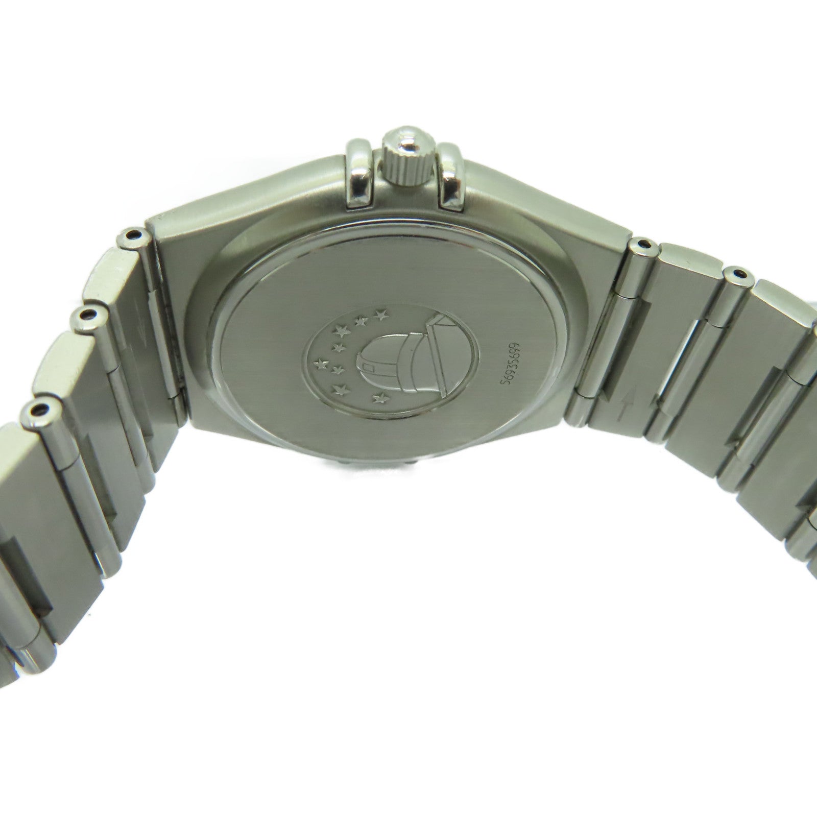 OMEGA Constellation不鏽鋼手錶石英機芯白色
