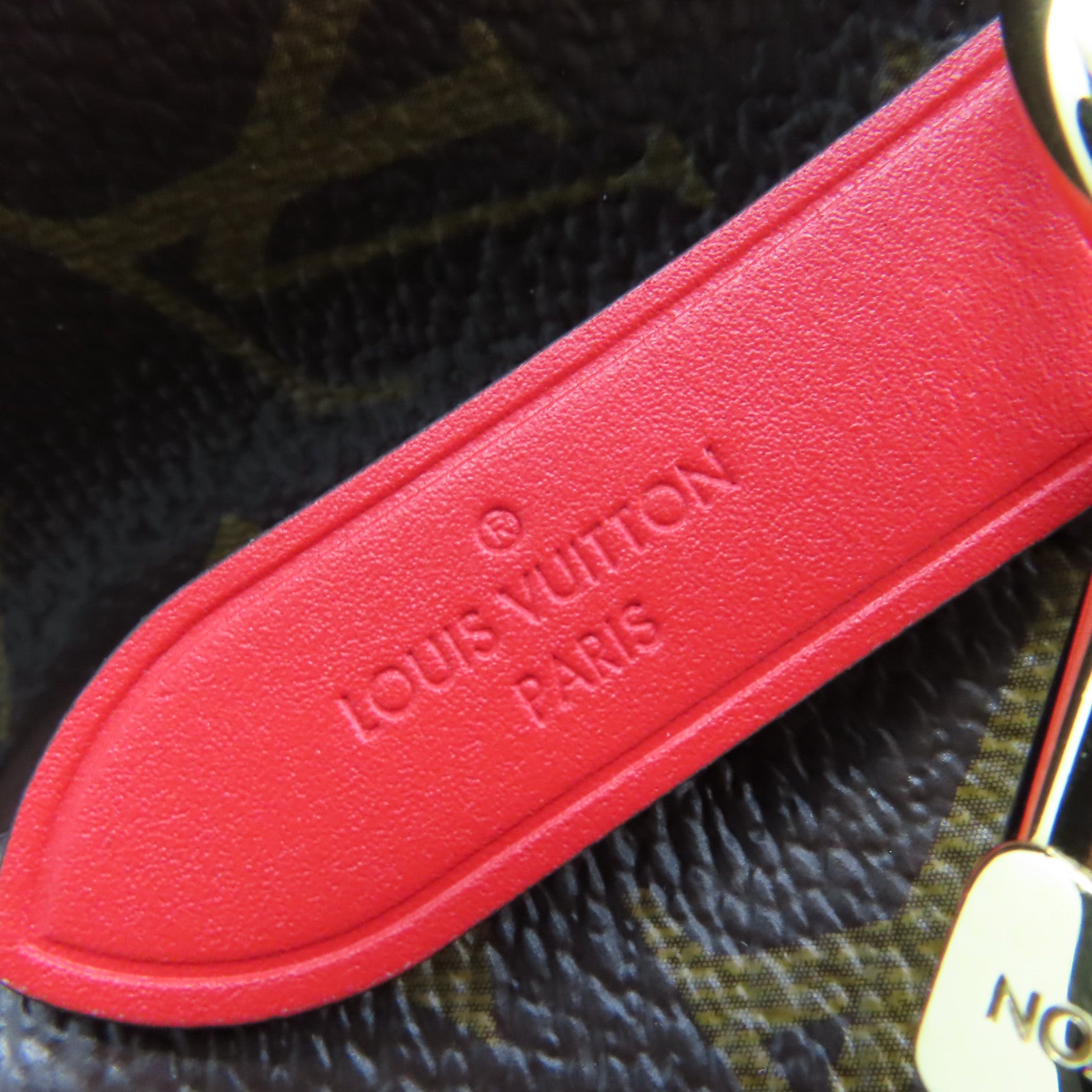 LOUIS VUITTON Monogram Neo Noe MM Shoulder Bag肩背袋啡色/紅色