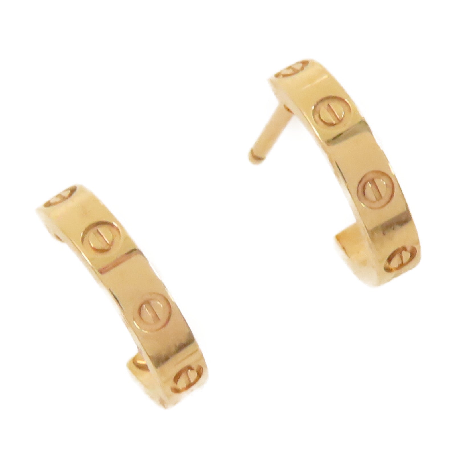 CARTIER 18K玫瑰金Mini Love Earrings耳環