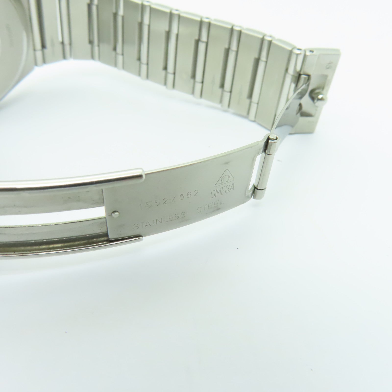 OMEGA Constellation不鏽鋼手錶石英機芯白色