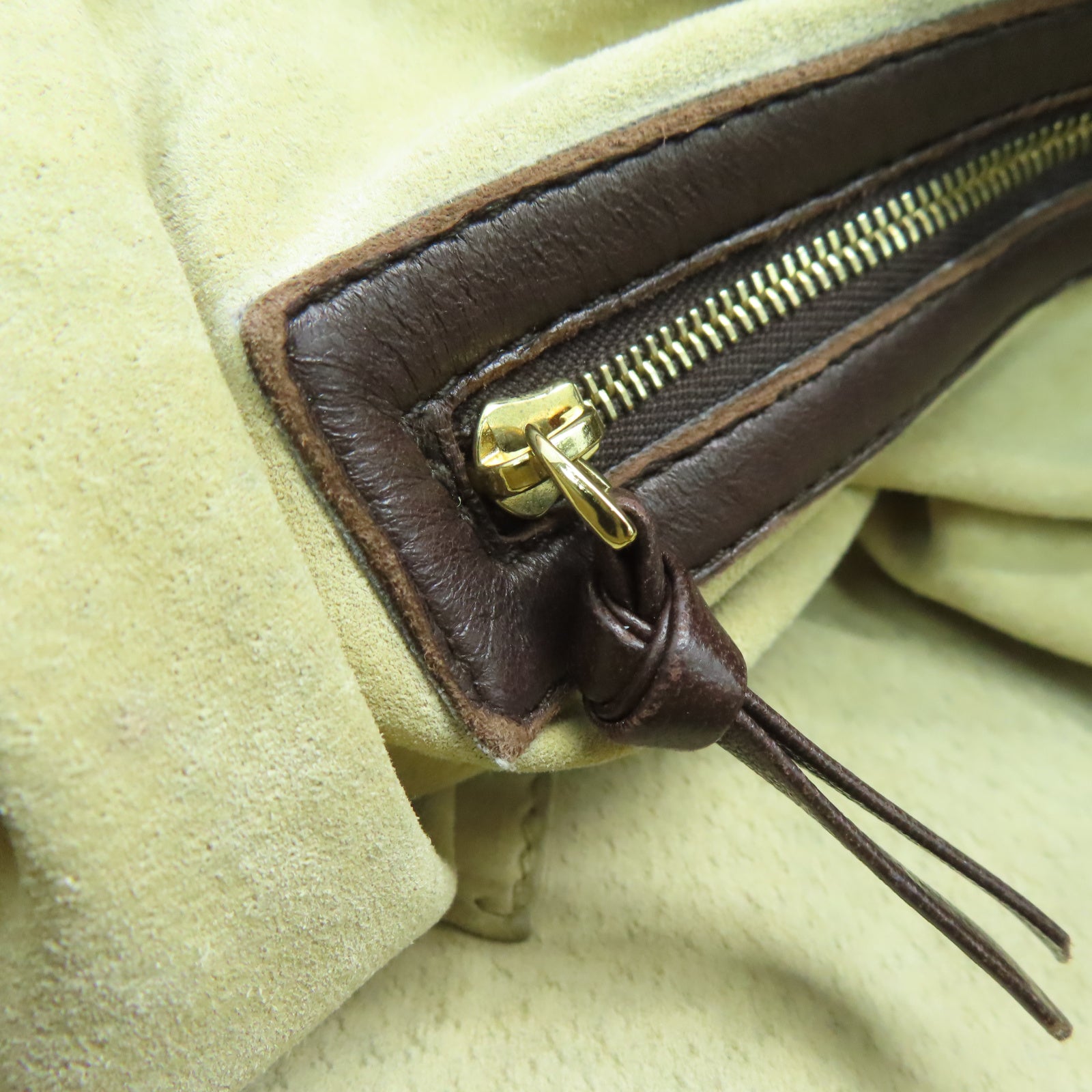 BOTTEGA VENETA 牛皮皮革Shoulder Bag金扣手挽肩背兩用袋棕色