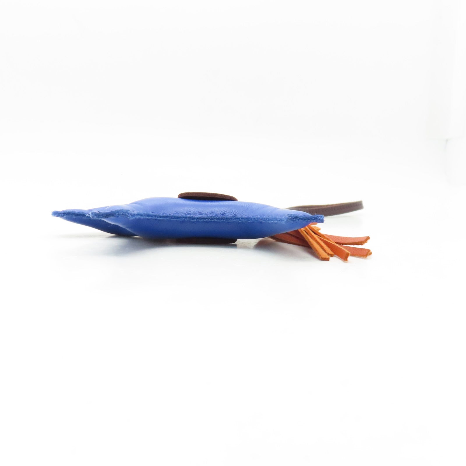HERMES Veau Swift Leather Rodeo PM Charm Blue