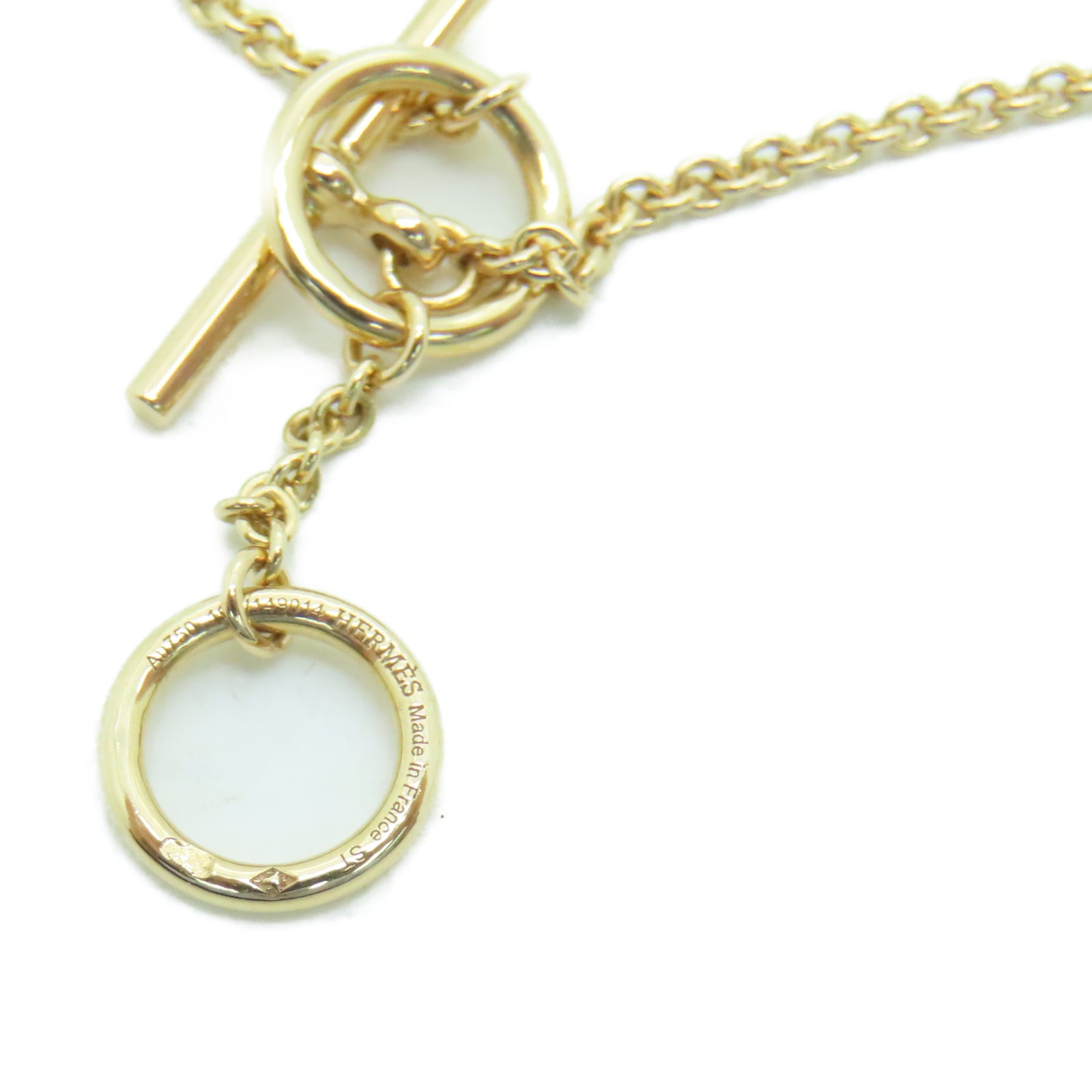 HERMES 【激減優惠】18K玫瑰金Necklace 6.9g項鍊