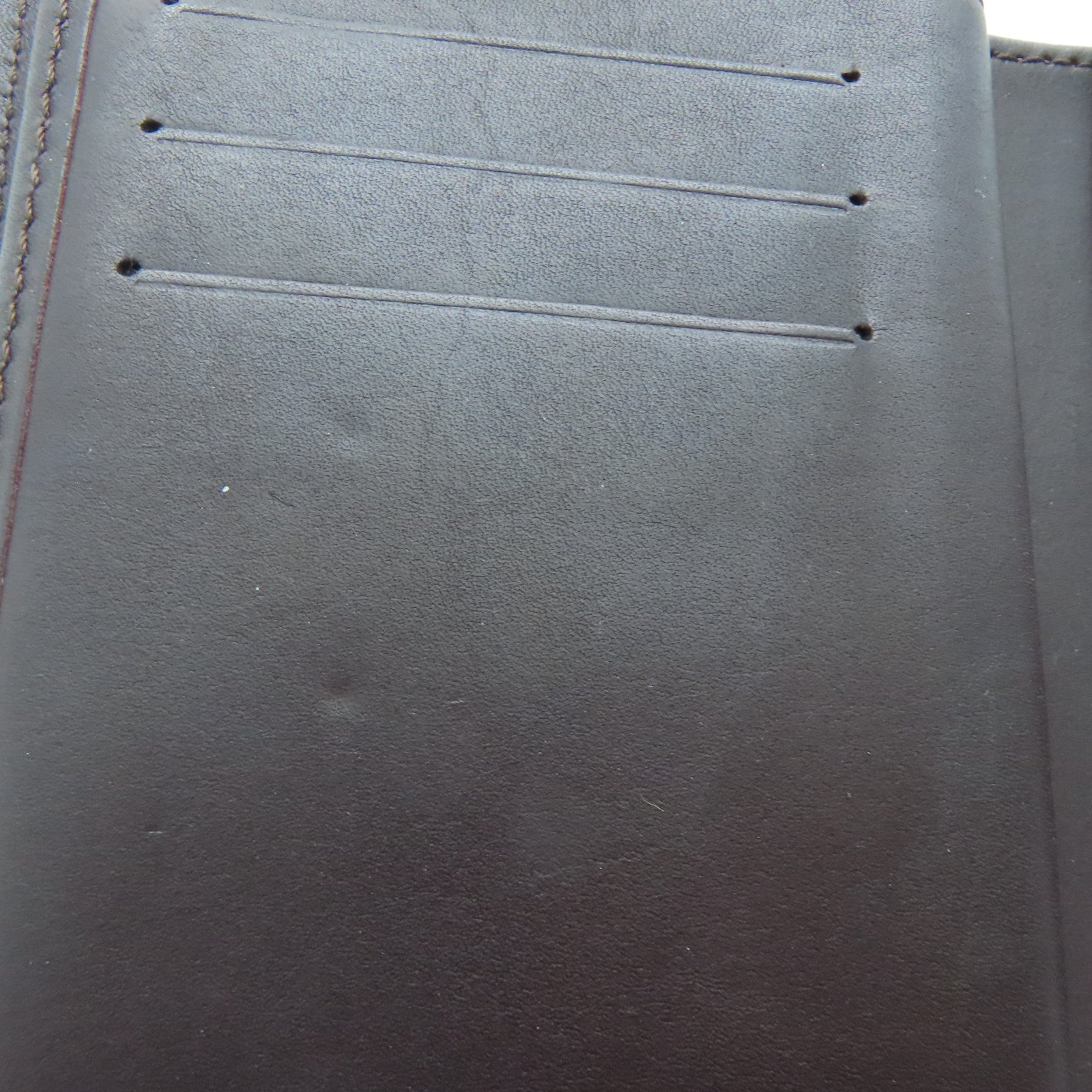 LOUIS VUITTON Monogram Vernis Koala金扣钱包酒红色