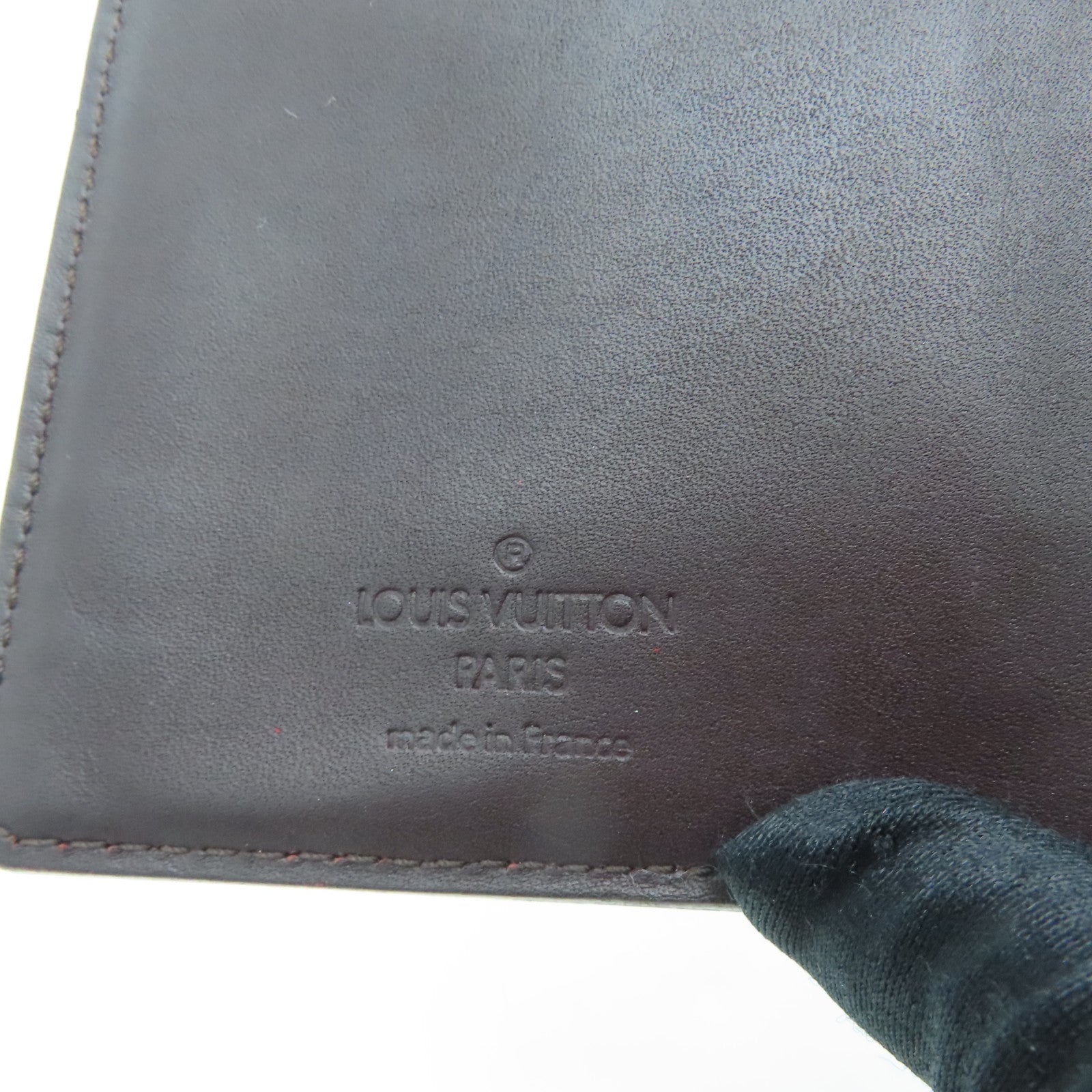 LOUIS VUITTON Monogram Vernis Koala金扣钱包酒红色