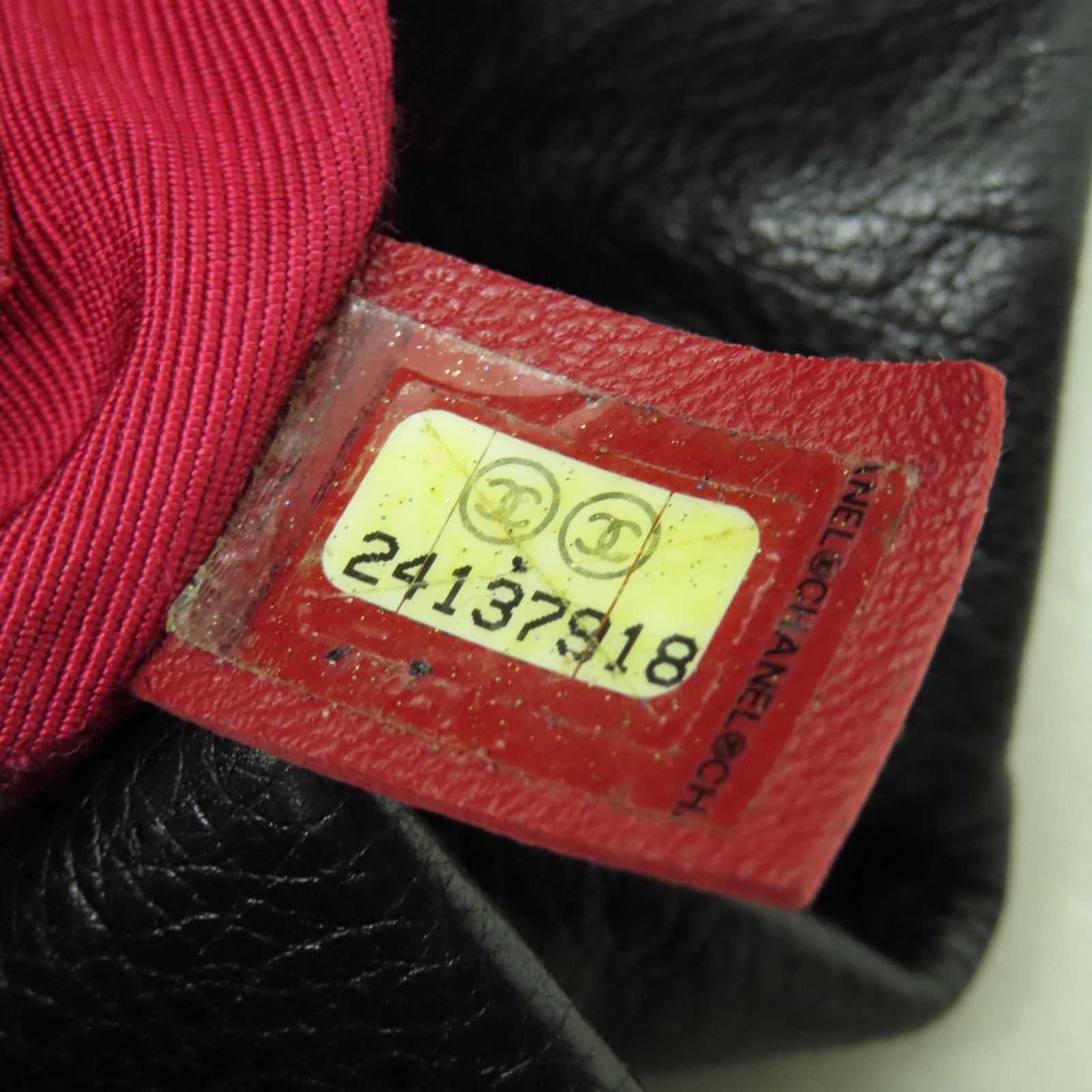 CHANEL 【激減優惠】菱格牛皮皮革Shoulder Bag金扣鏈帶肩背袋黑色