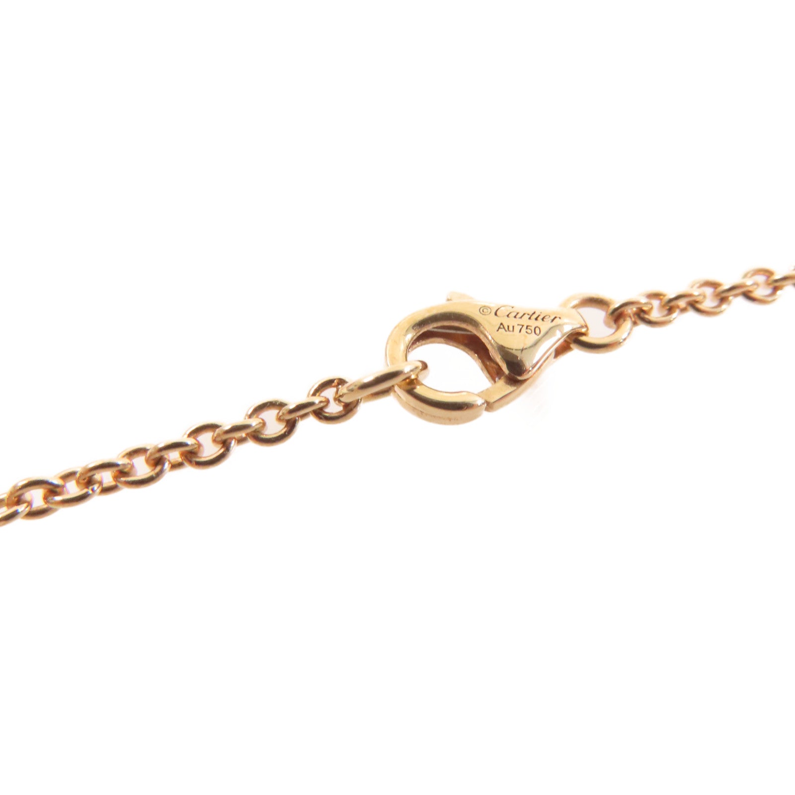 CARTIER 18K玫瑰金Love Necklace項鏈