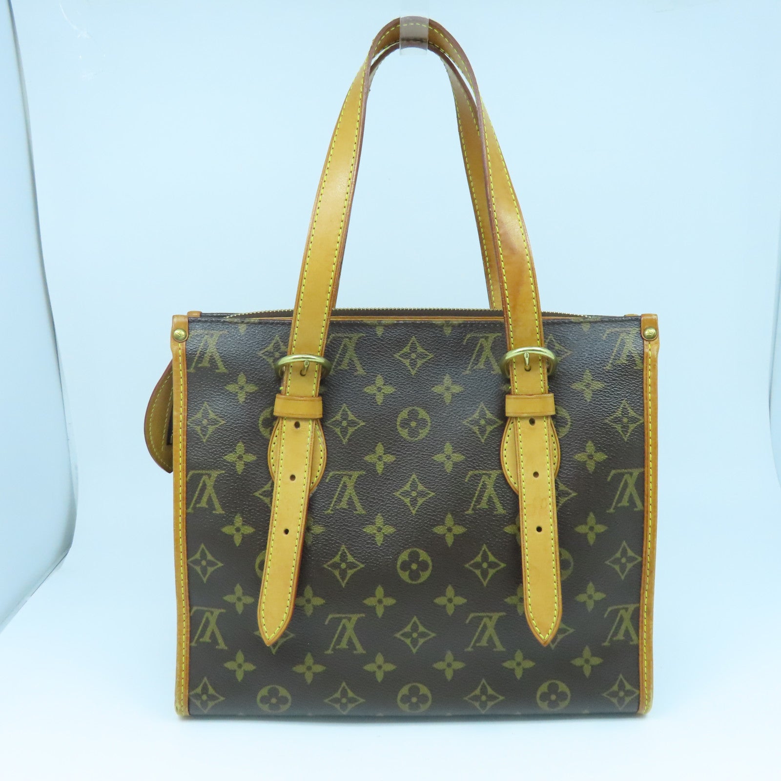 LOUIS VUITTON Monogram Popincourt Haut金扣手挽袋啡色