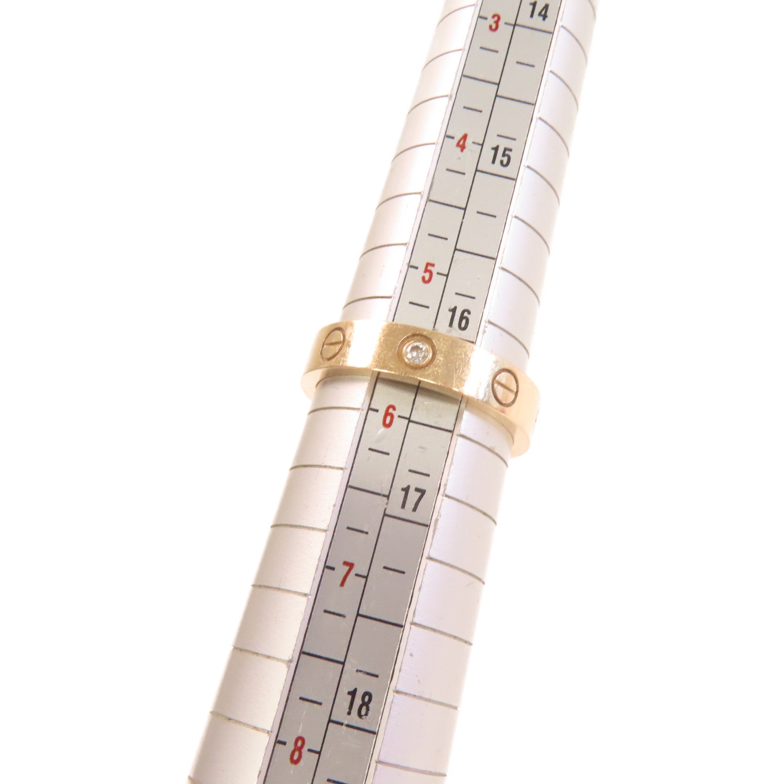CARTIER 18K玫瑰金Wedding Love Ring戒指#51/US#5.75