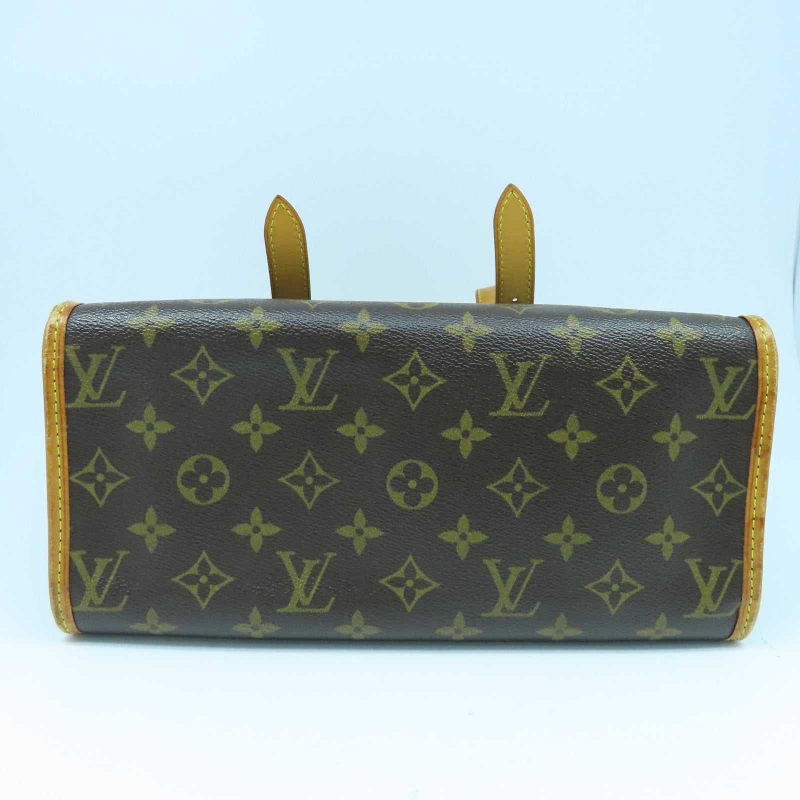 LOUIS VUITTON Monogram Popincourt Haut金扣手挽袋啡色