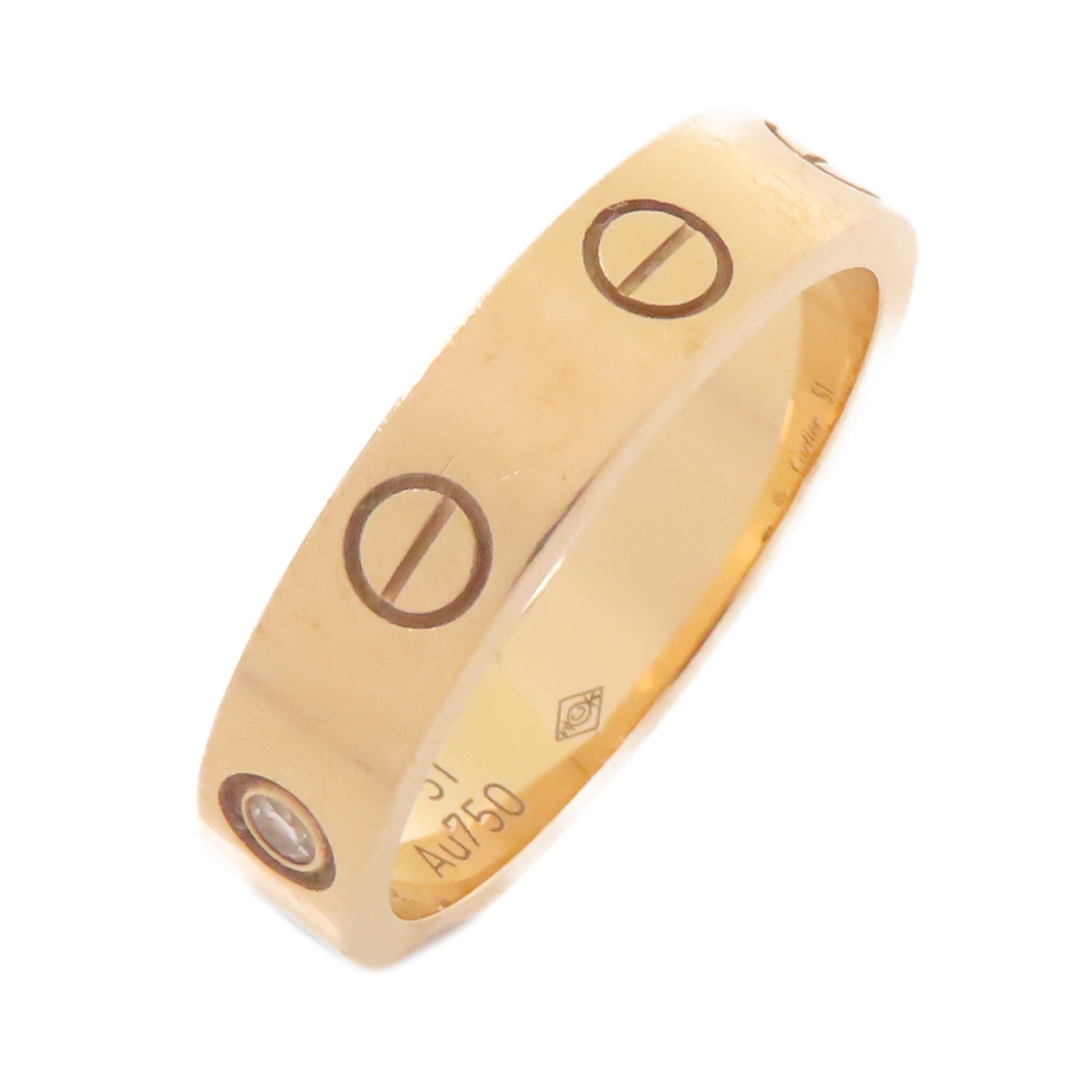 CARTIER 18K玫瑰金Wedding Love Ring戒指#51/US#5.75