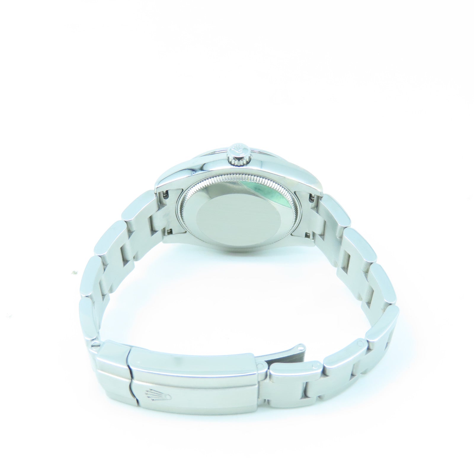 ROLEX Oyster Perpetual不鏽鋼手錶自動機芯黑色/粉紅色