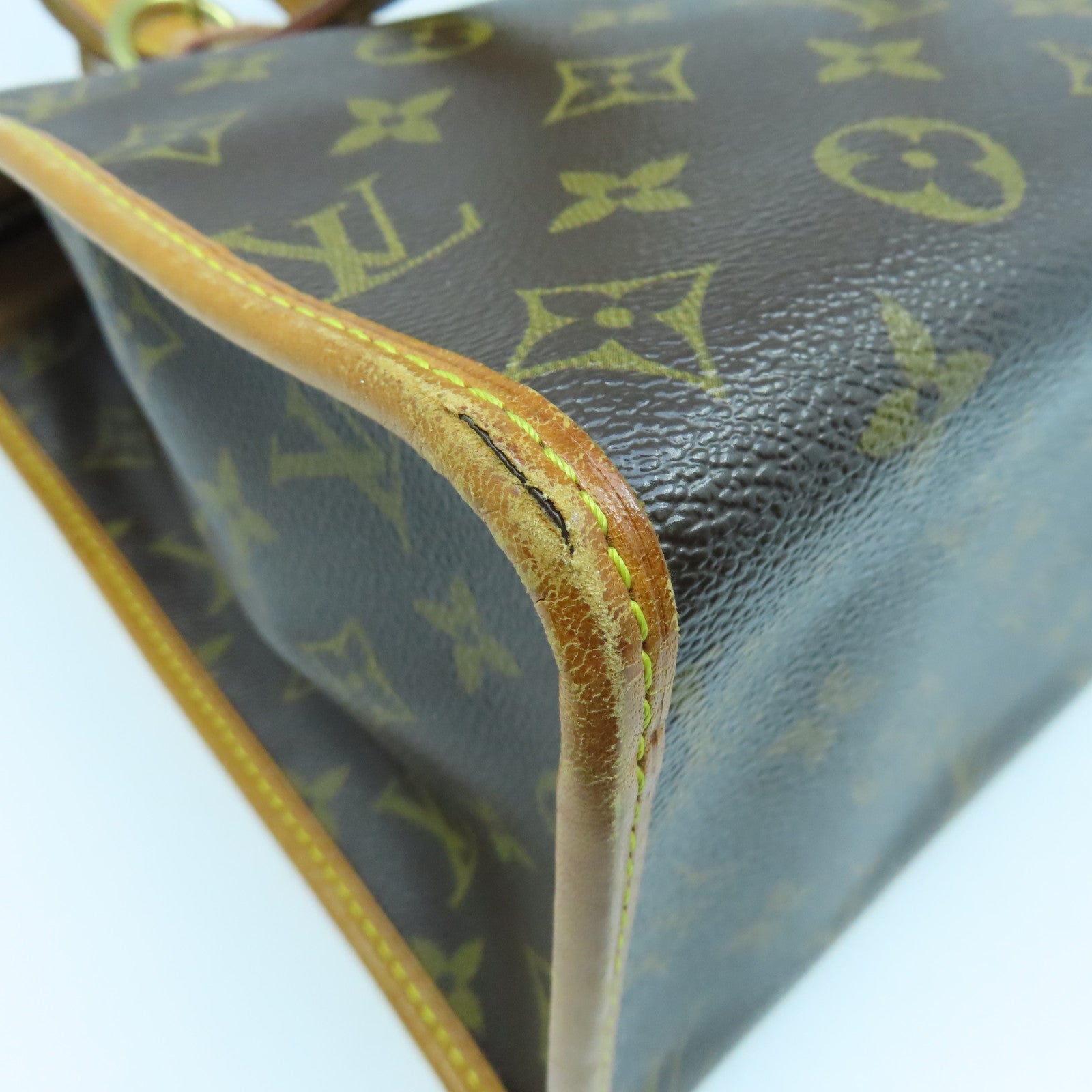 LOUIS VUITTON Monogram Popincourt Haut金扣手挽袋啡色
