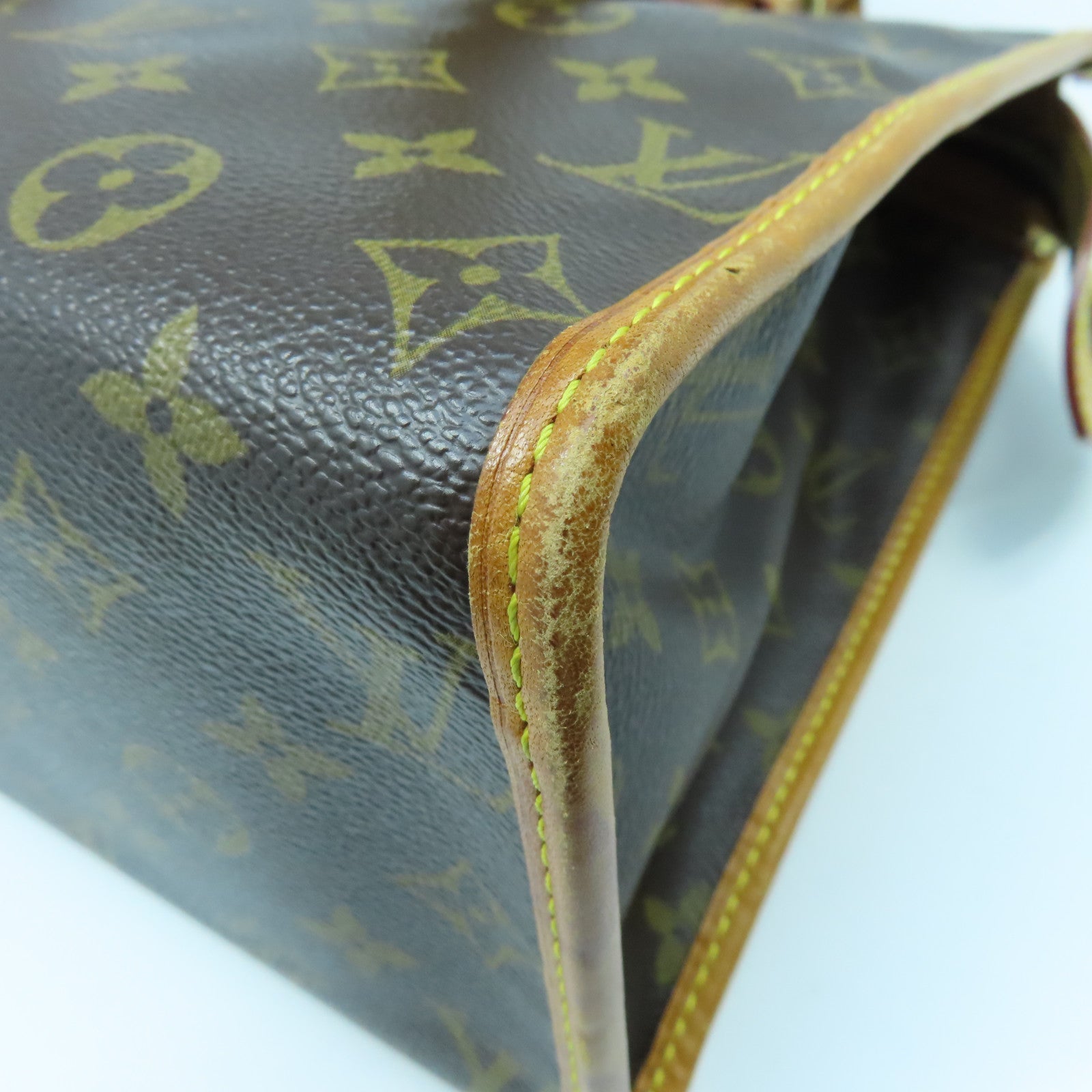 LOUIS VUITTON Monogram Popincourt Haut金扣手挽袋啡色