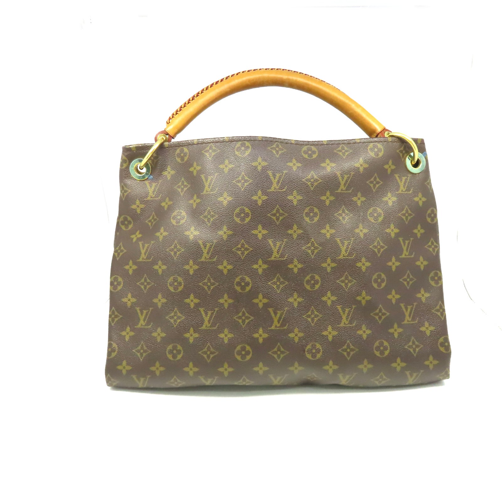 LOUIS VUITTON Monogram Artsy MM Shoulder Bag肩背袋啡色