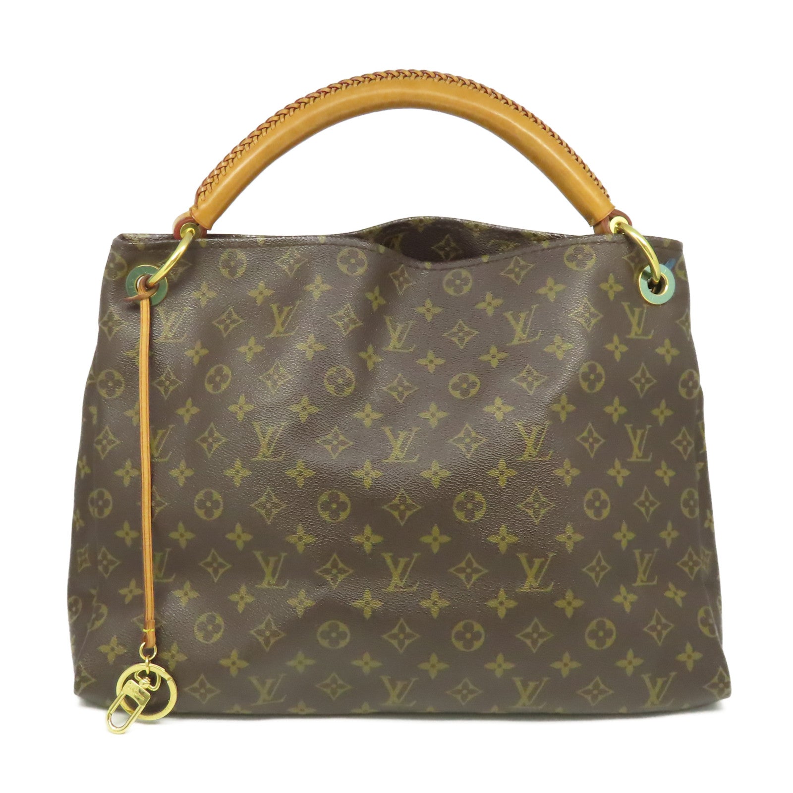 LOUIS VUITTON Monogram Artsy MM Shoulder Bag肩背袋啡色