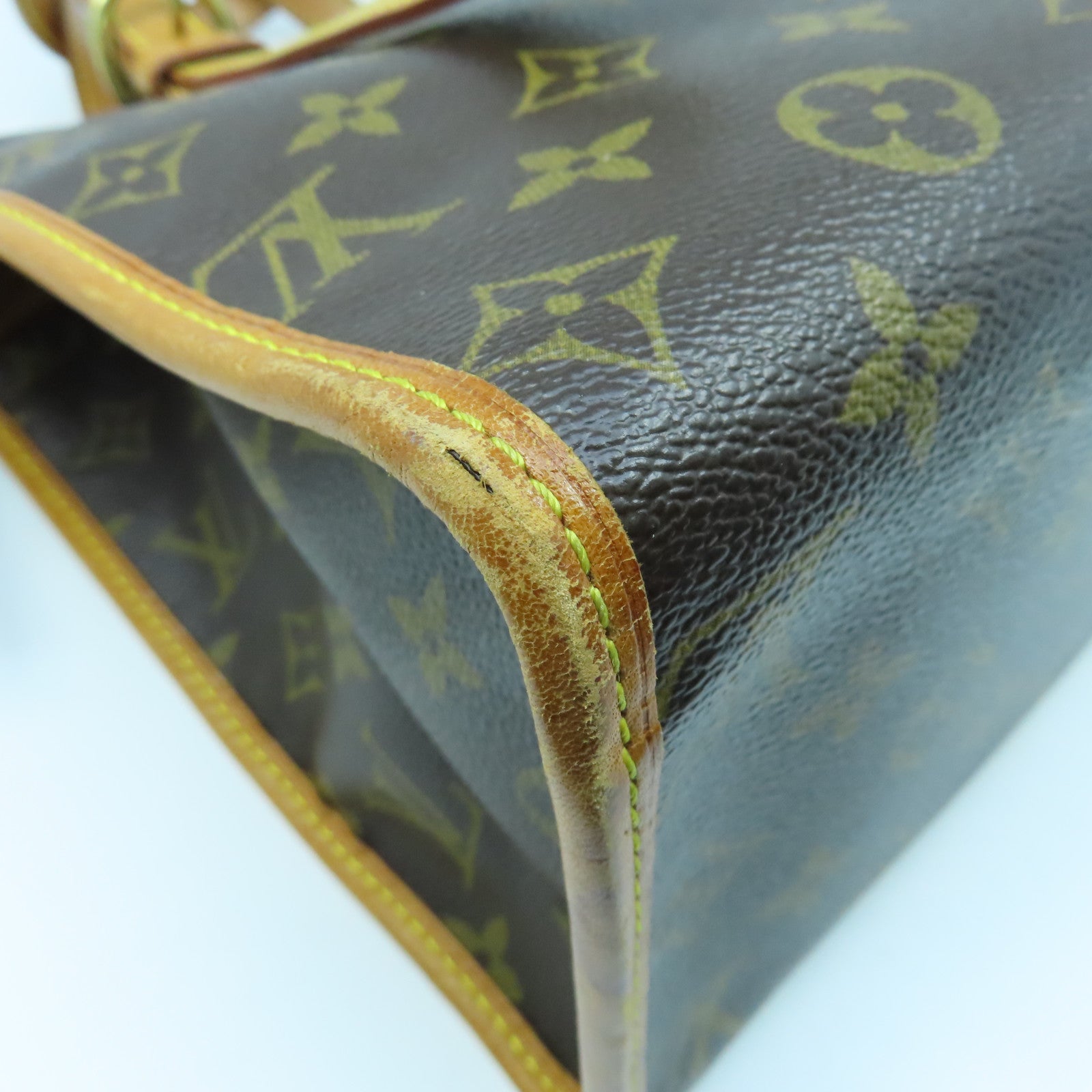 LOUIS VUITTON Monogram Popincourt Haut金扣手挽袋啡色
