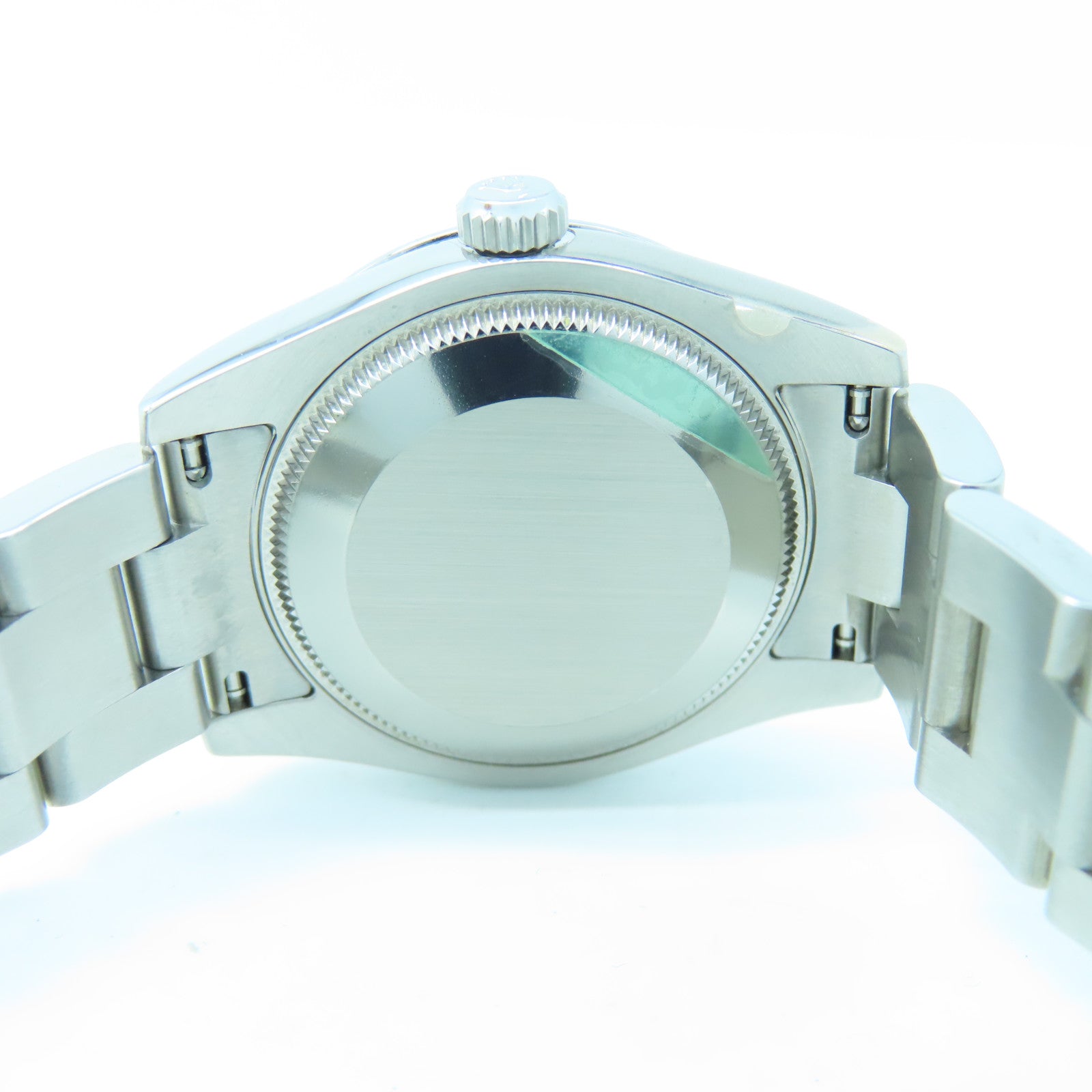 ROLEX Oyster Perpetual不鏽鋼手錶自動機芯黑色/粉紅色