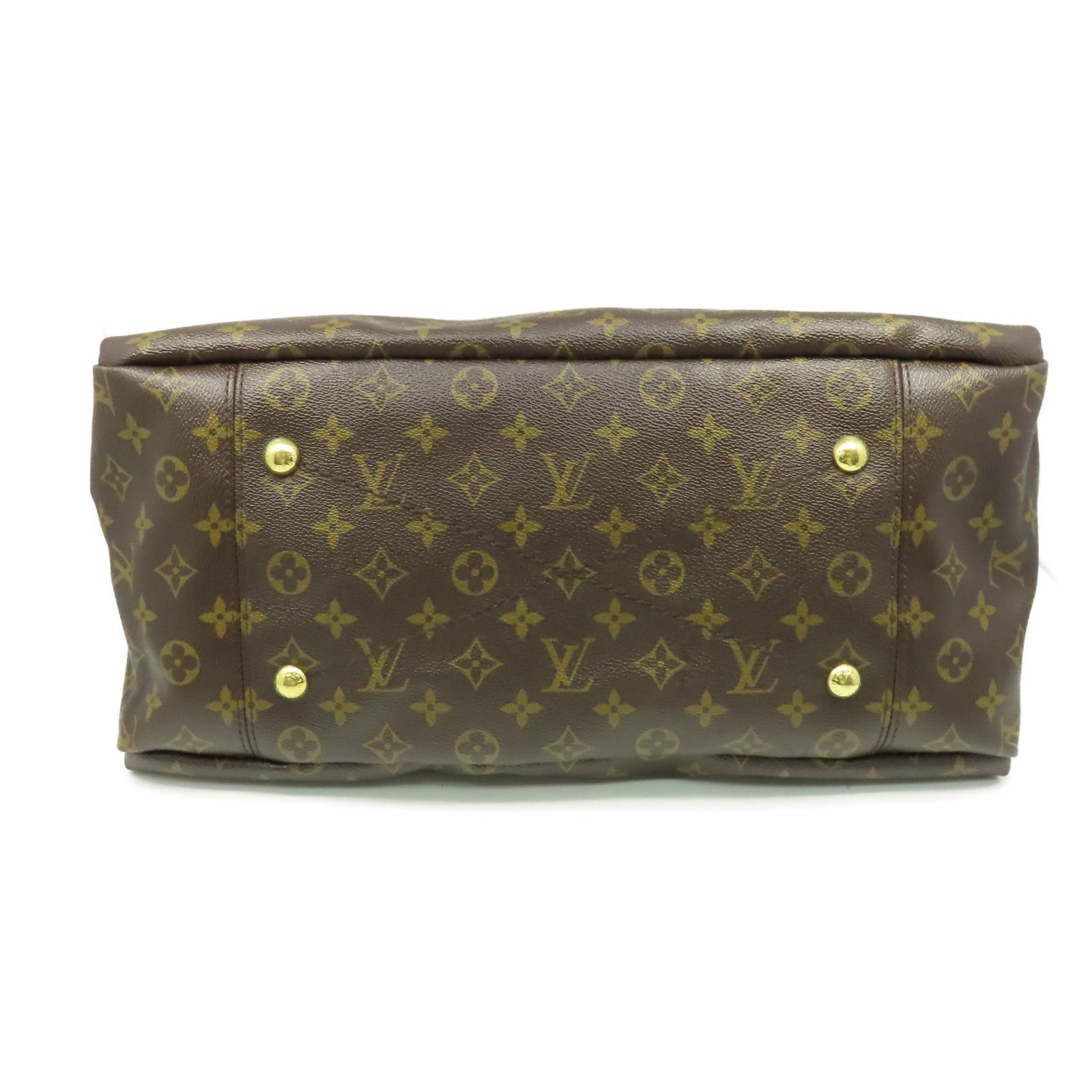 LOUIS VUITTON Monogram Artsy MM Shoulder Bag肩背袋啡色