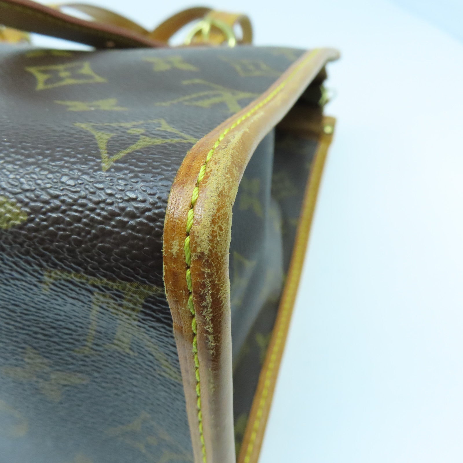 LOUIS VUITTON Monogram Popincourt Haut金扣手挽袋啡色
