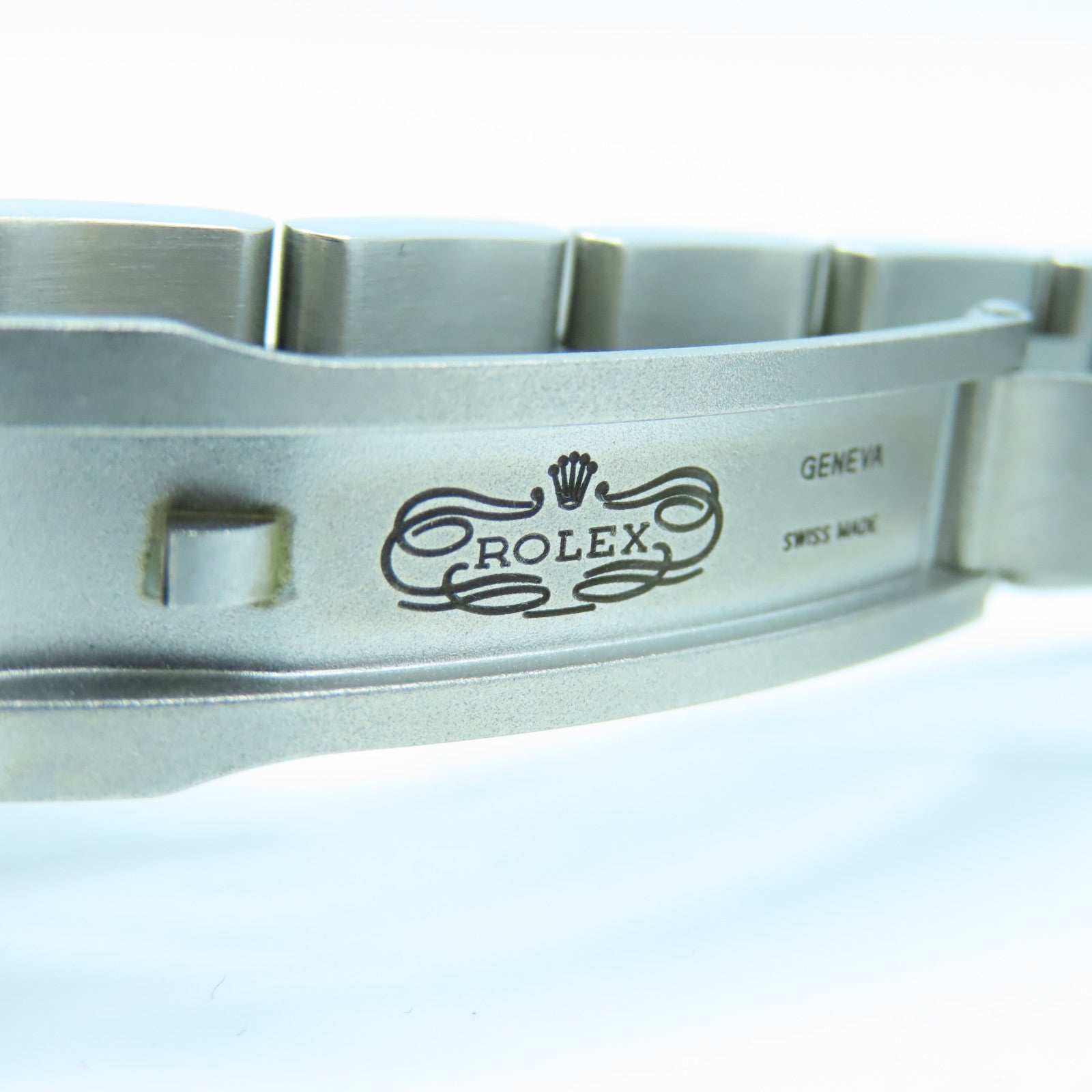 ROLEX Oyster Perpetual不鏽鋼手錶自動機芯黑色/粉紅色