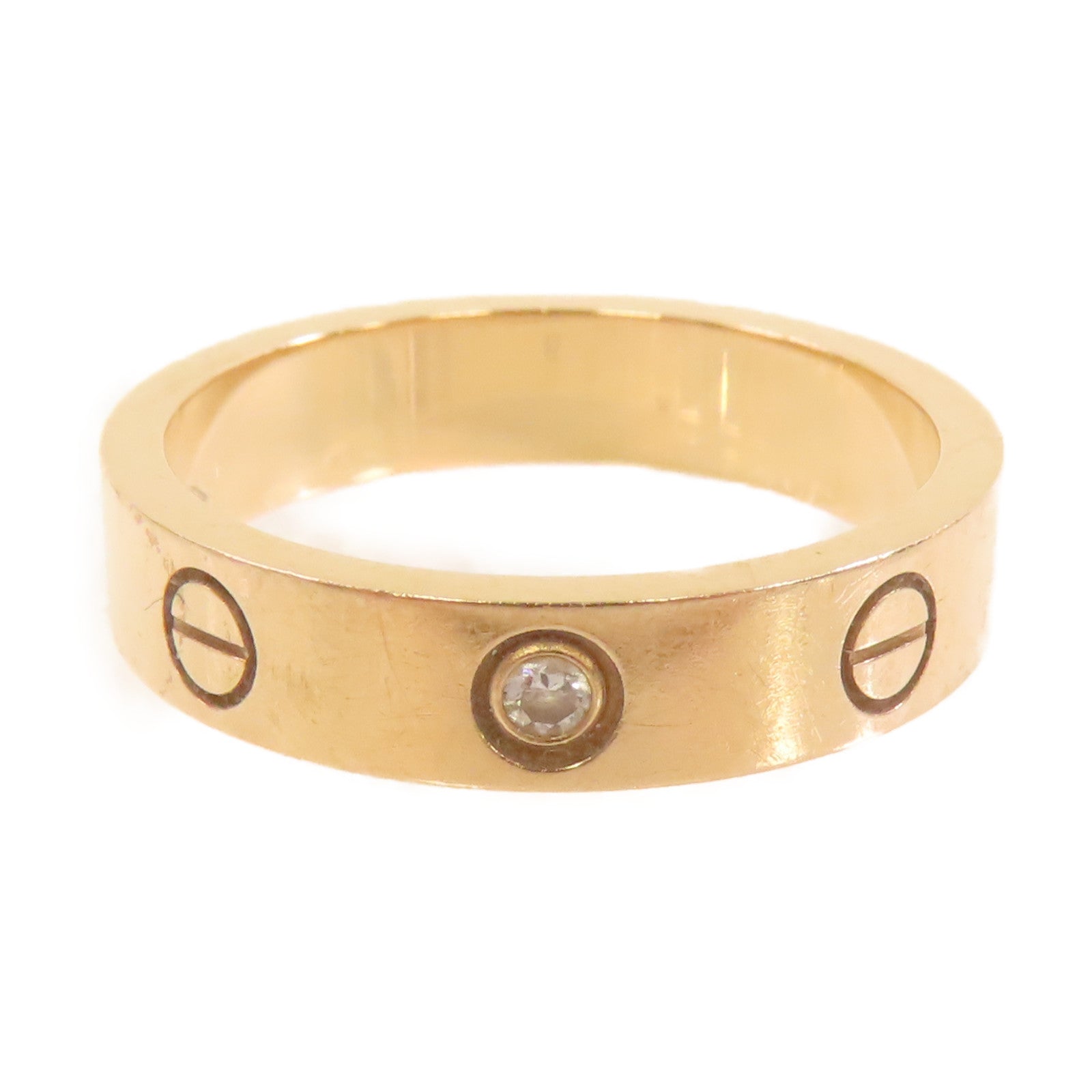 CARTIER 18K玫瑰金Wedding Love Ring戒指#51/US#5.75