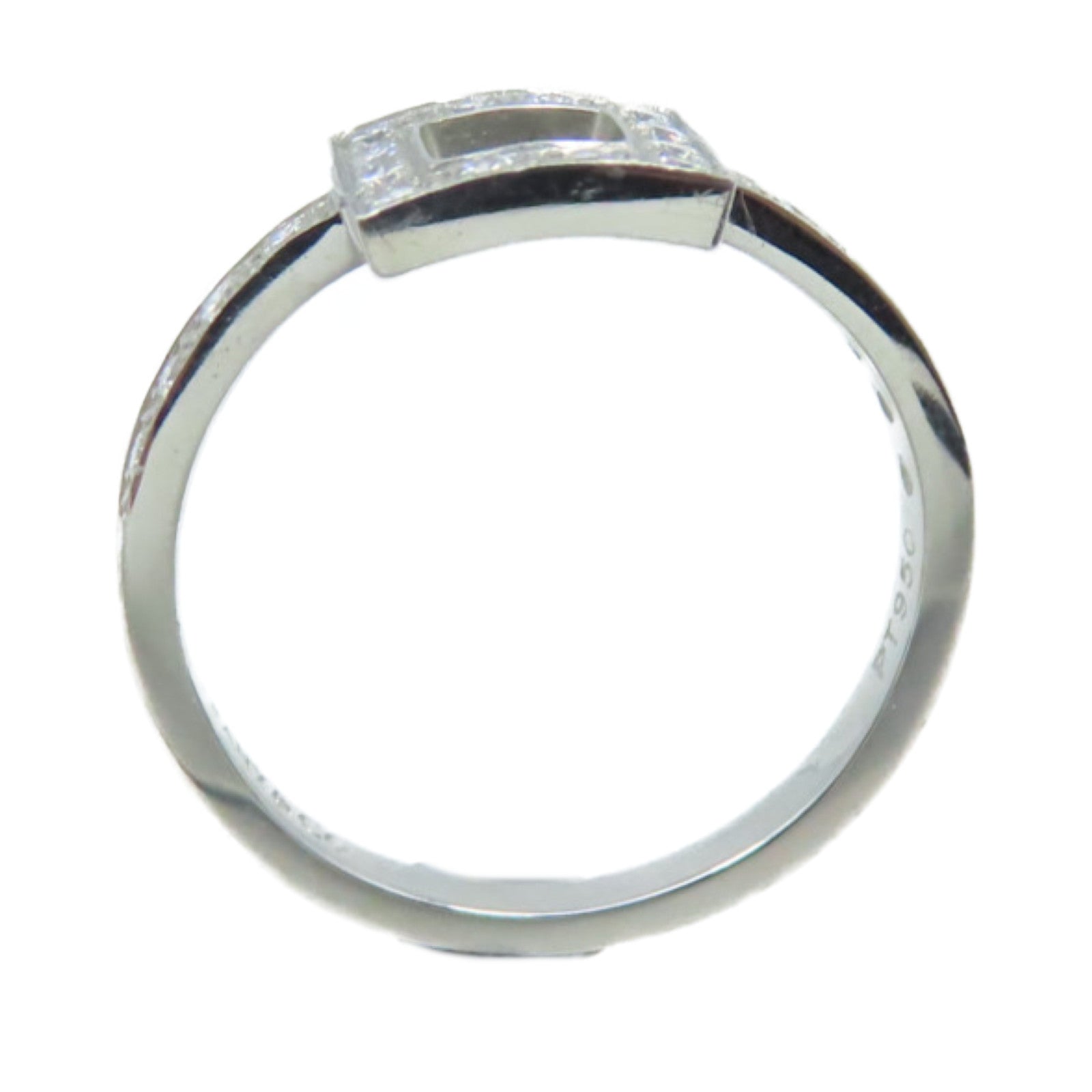 TIFFANY＆CO PT950鉑金/3.32g鑽石Diamond Ring戒指US#5.25