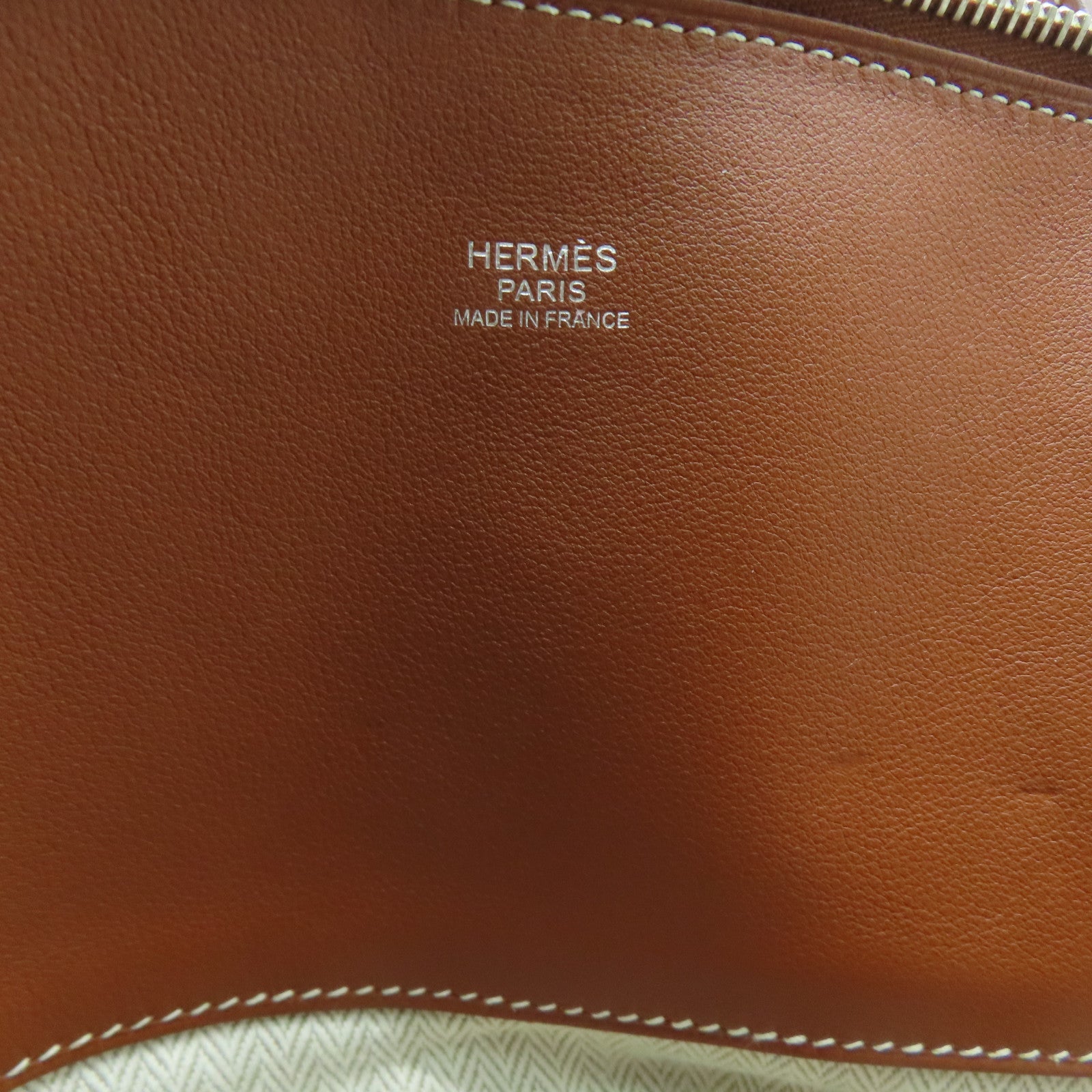 HERMES Swift皮革Bolide Relax银扣手挽袋啡色