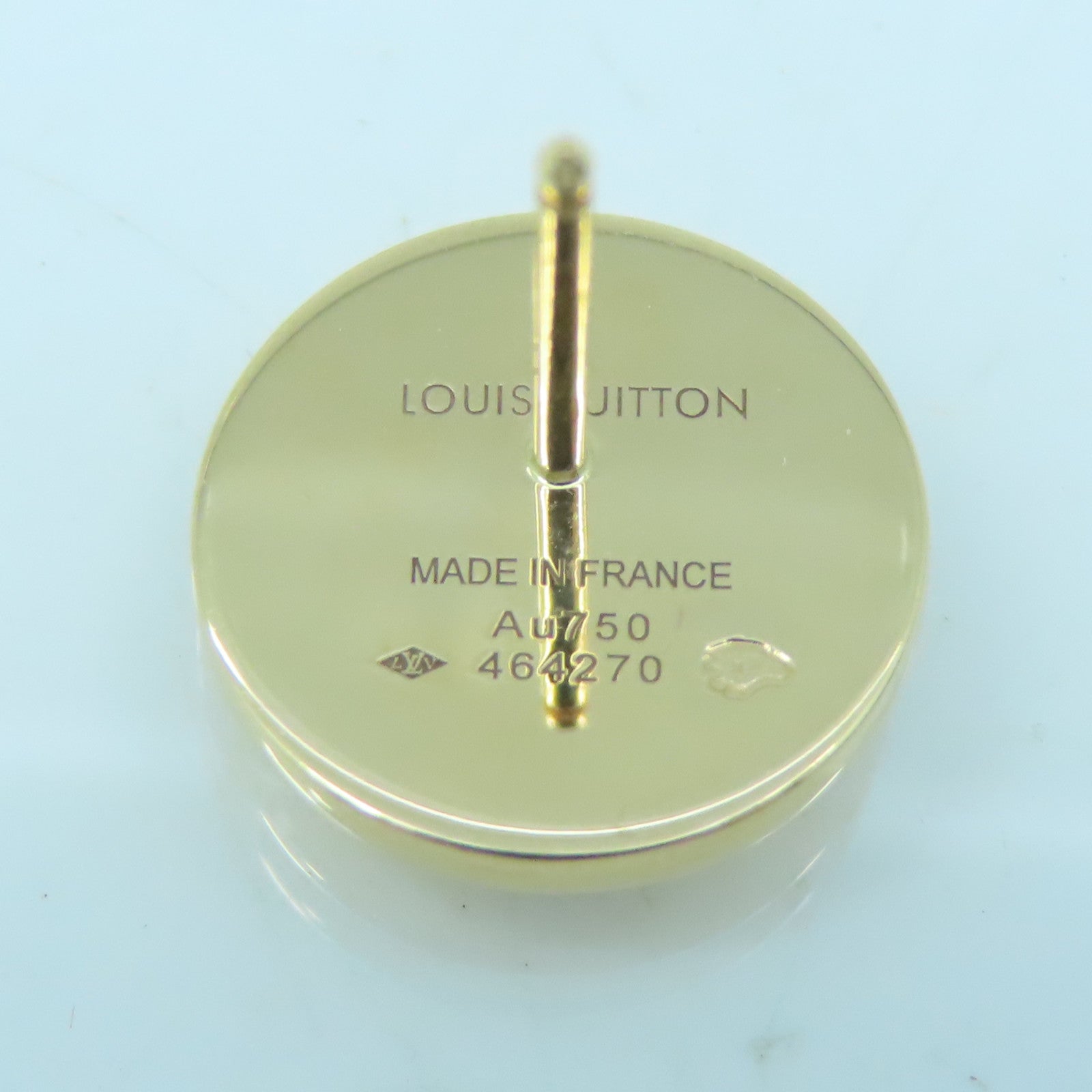 LOUIS VUITTON 【激減優惠】18K黃金Earrings耳環白色金色