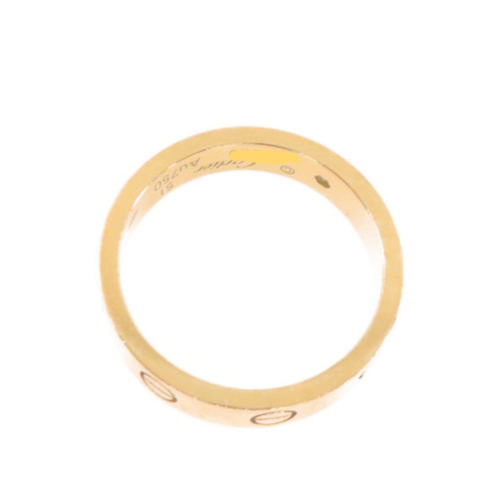 CARTIER 18K玫瑰金Wedding Love Ring戒指#51/US#5.75