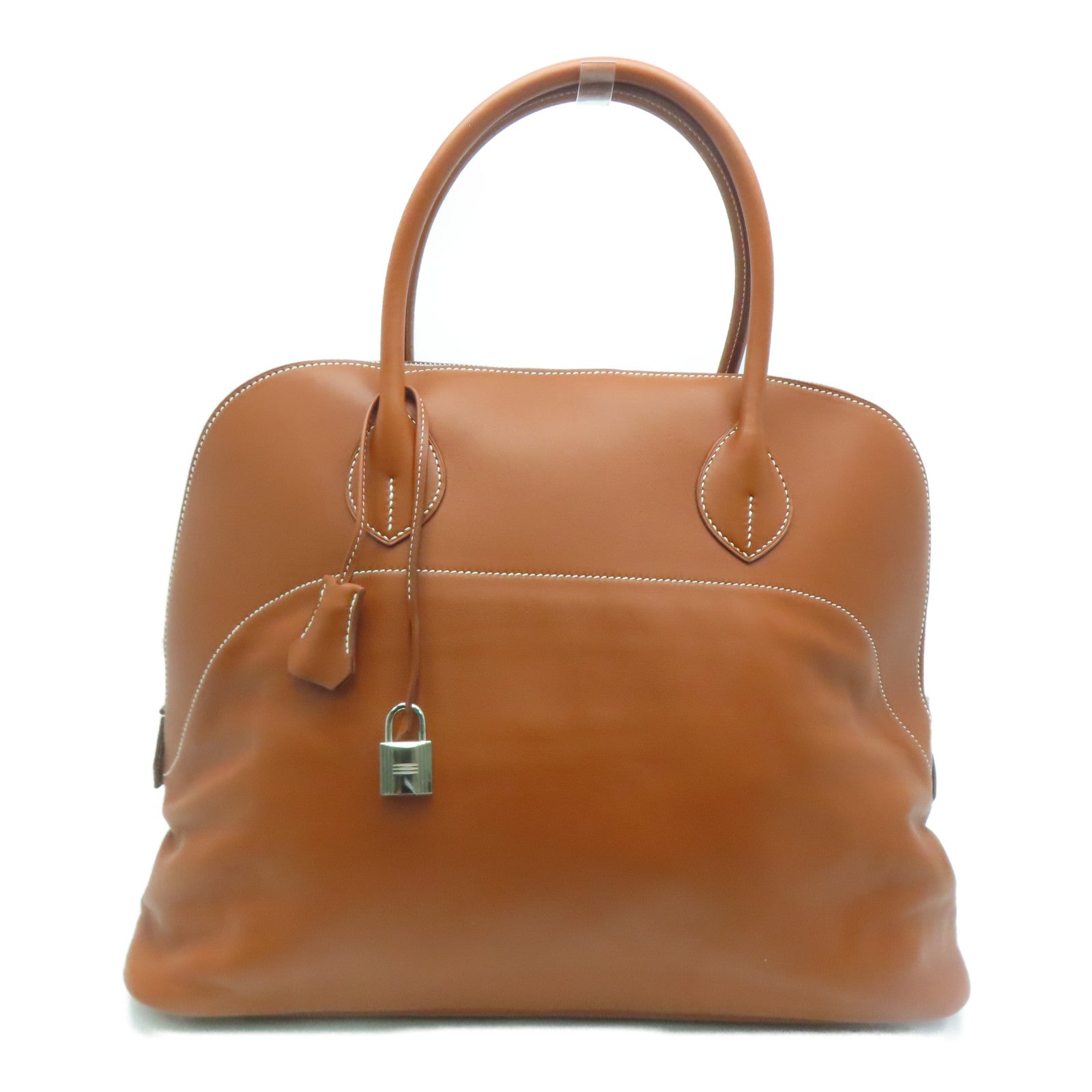 HERMES Swift皮革Bolide Relax银扣手挽袋啡色