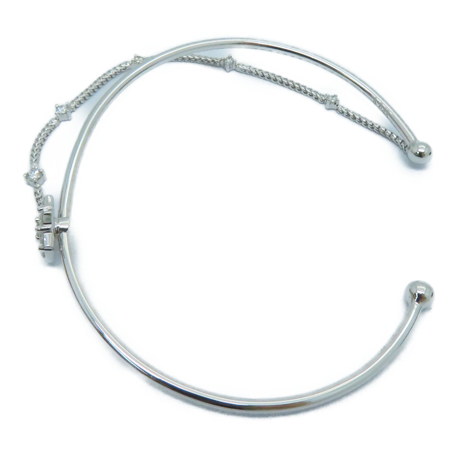 JEWELRY 【激減優惠】18K白金Diamond Bangle鑽石手鏈/手鐲