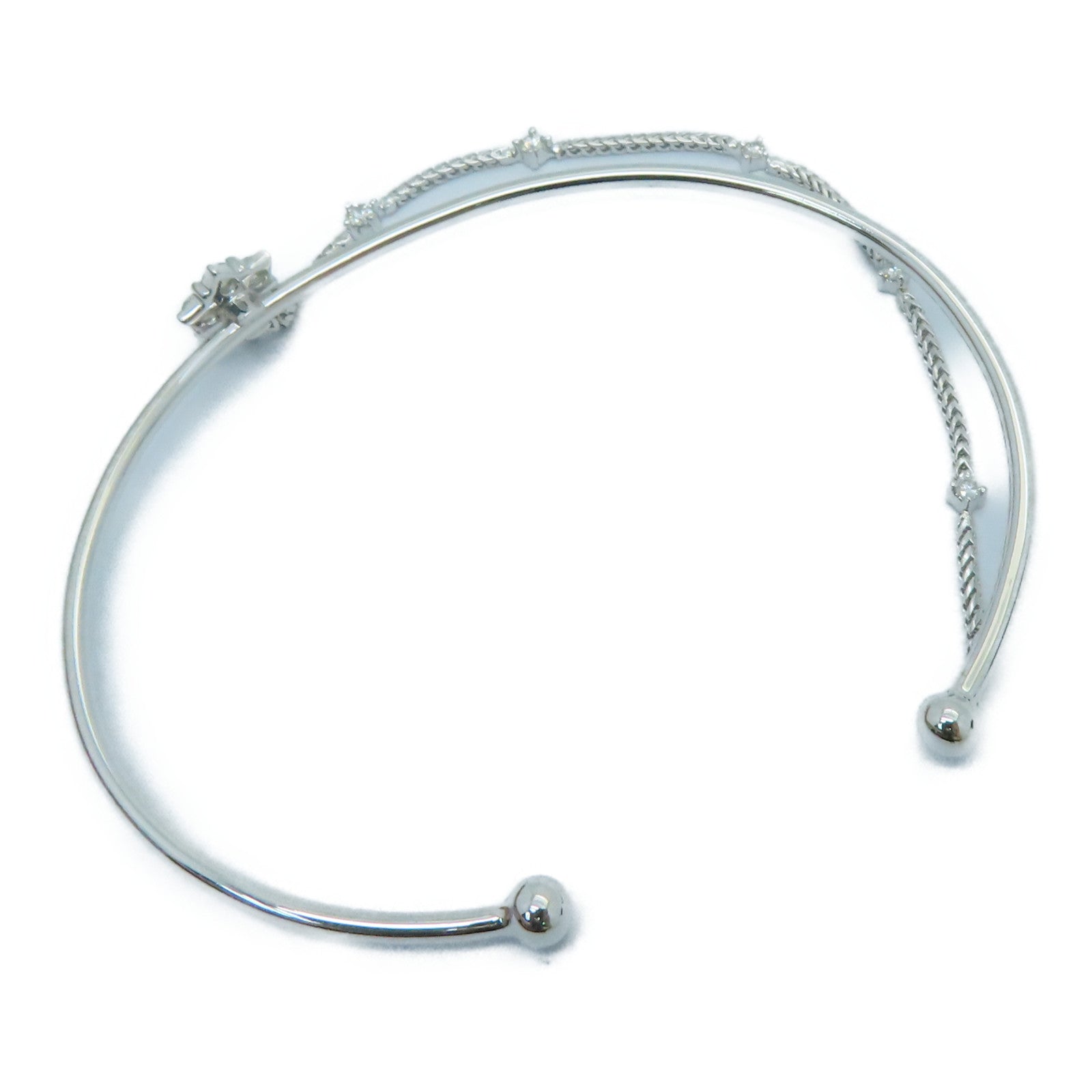 JEWELRY 【激減優惠】18K白金Diamond Bangle鑽石手鏈/手鐲