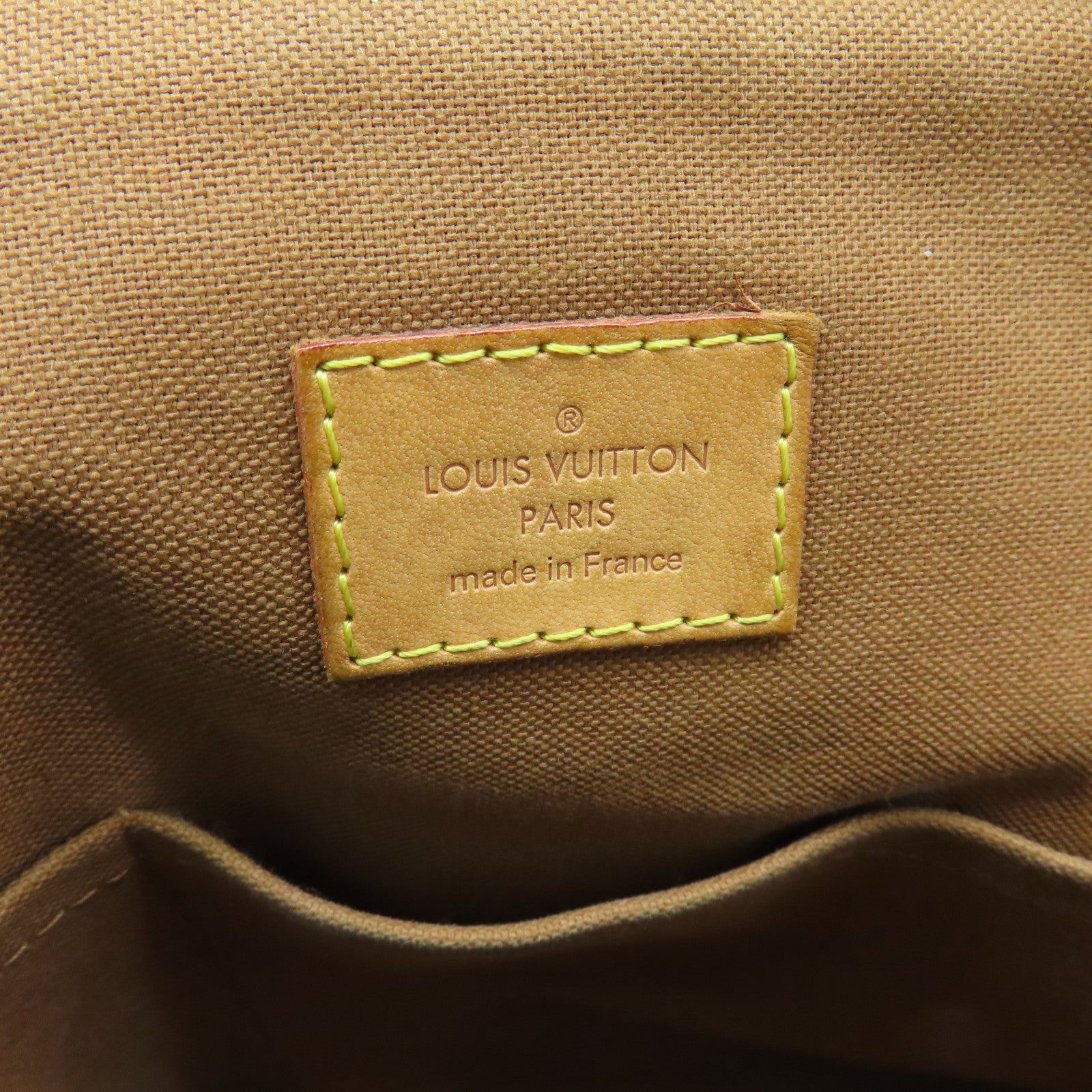 LOUIS VUITTON Monogram Tivoli GM金扣肩背袋棕色