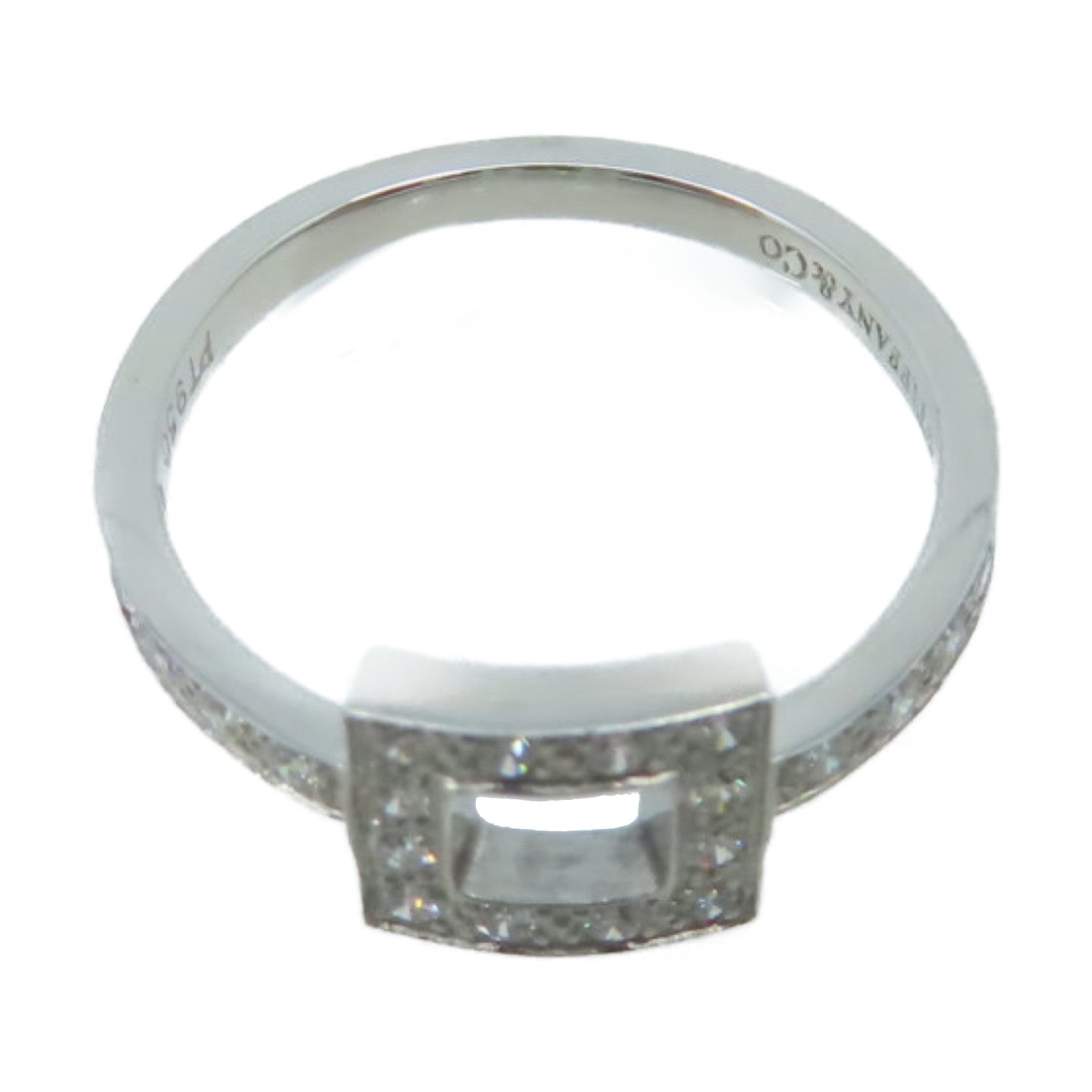 TIFFANY＆CO PT950鉑金/3.32g鑽石Diamond Ring戒指US#5.25