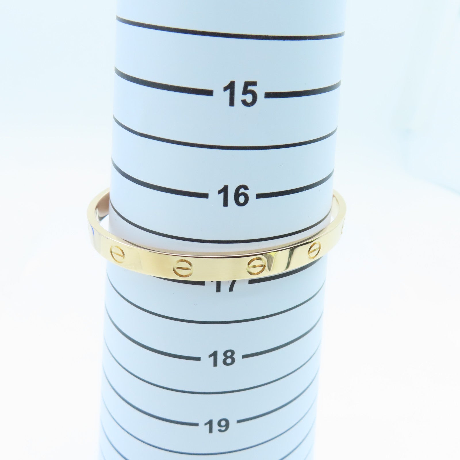 CARTIER 18K玫瑰金Love Blaceret手鐲Cartier#19