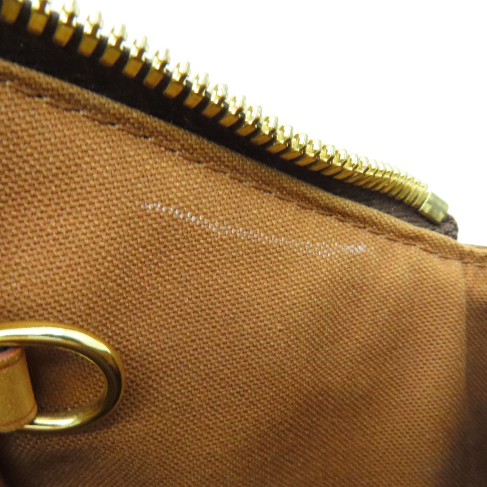 LOUIS VUITTON Monogram Tivoli GM金扣肩背袋棕色