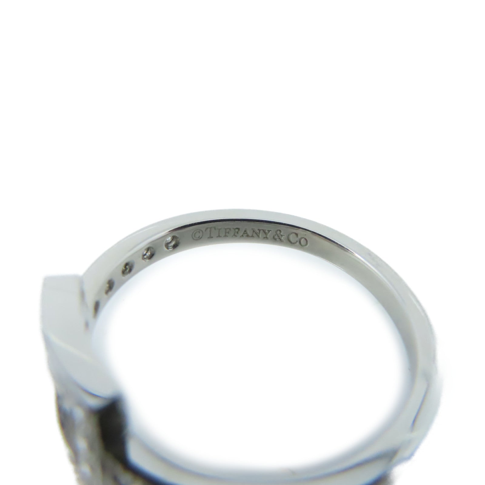 TIFFANY＆CO PT950鉑金/3.32g鑽石Diamond Ring戒指US#5.25