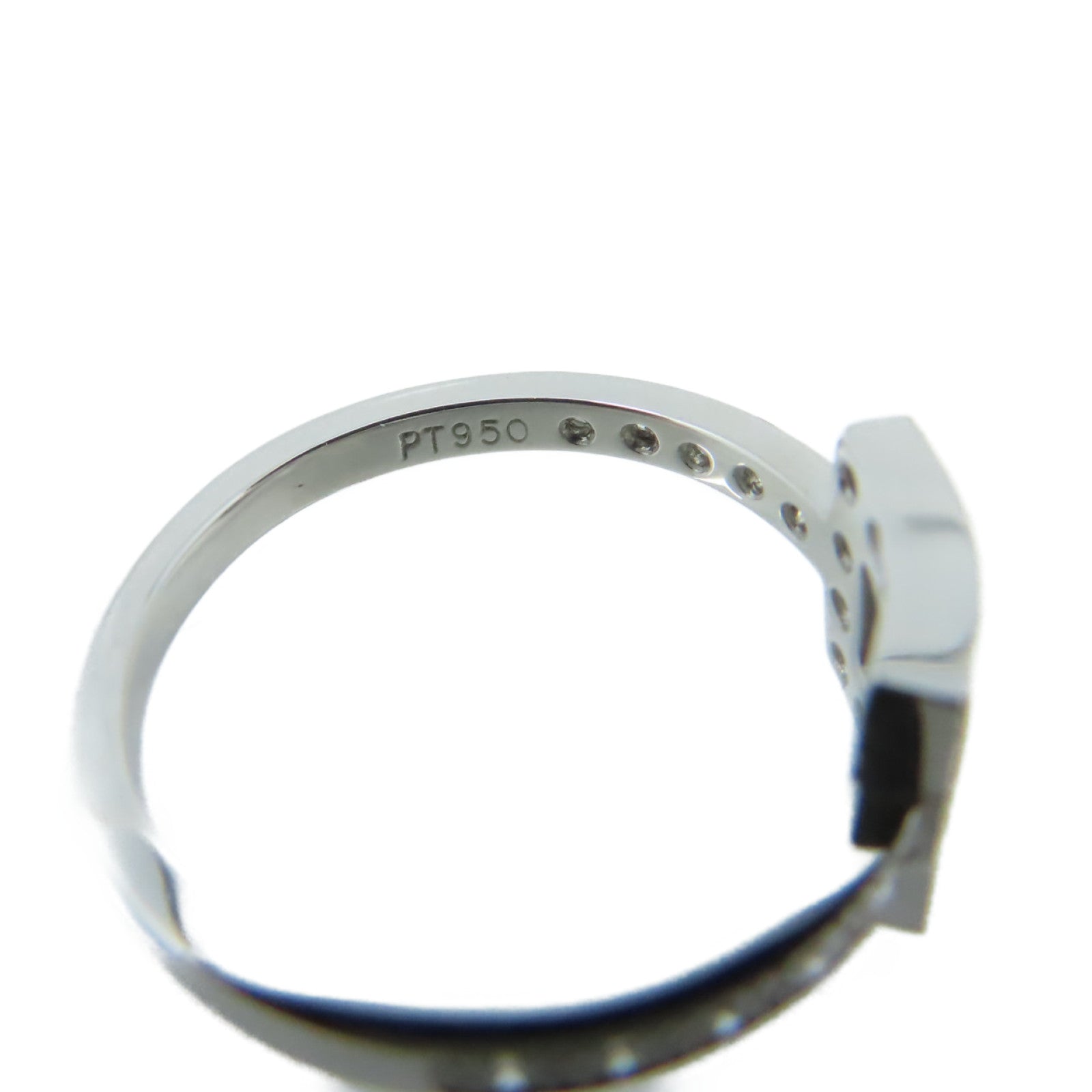 TIFFANY＆CO PT950鉑金/3.32g鑽石Diamond Ring戒指US#5.25